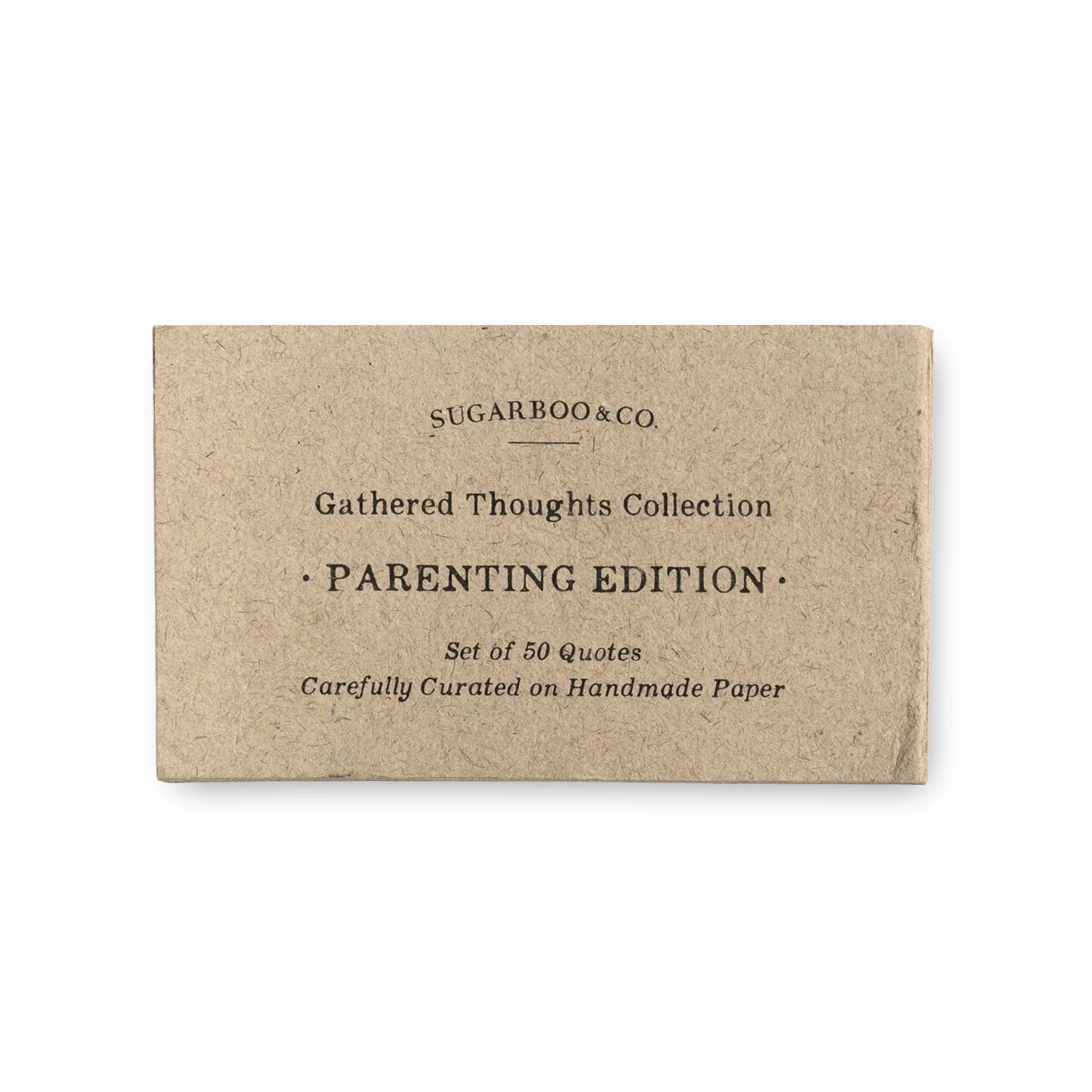 50  Gathered Thoughts- Parenting Edition on Handmade Paper