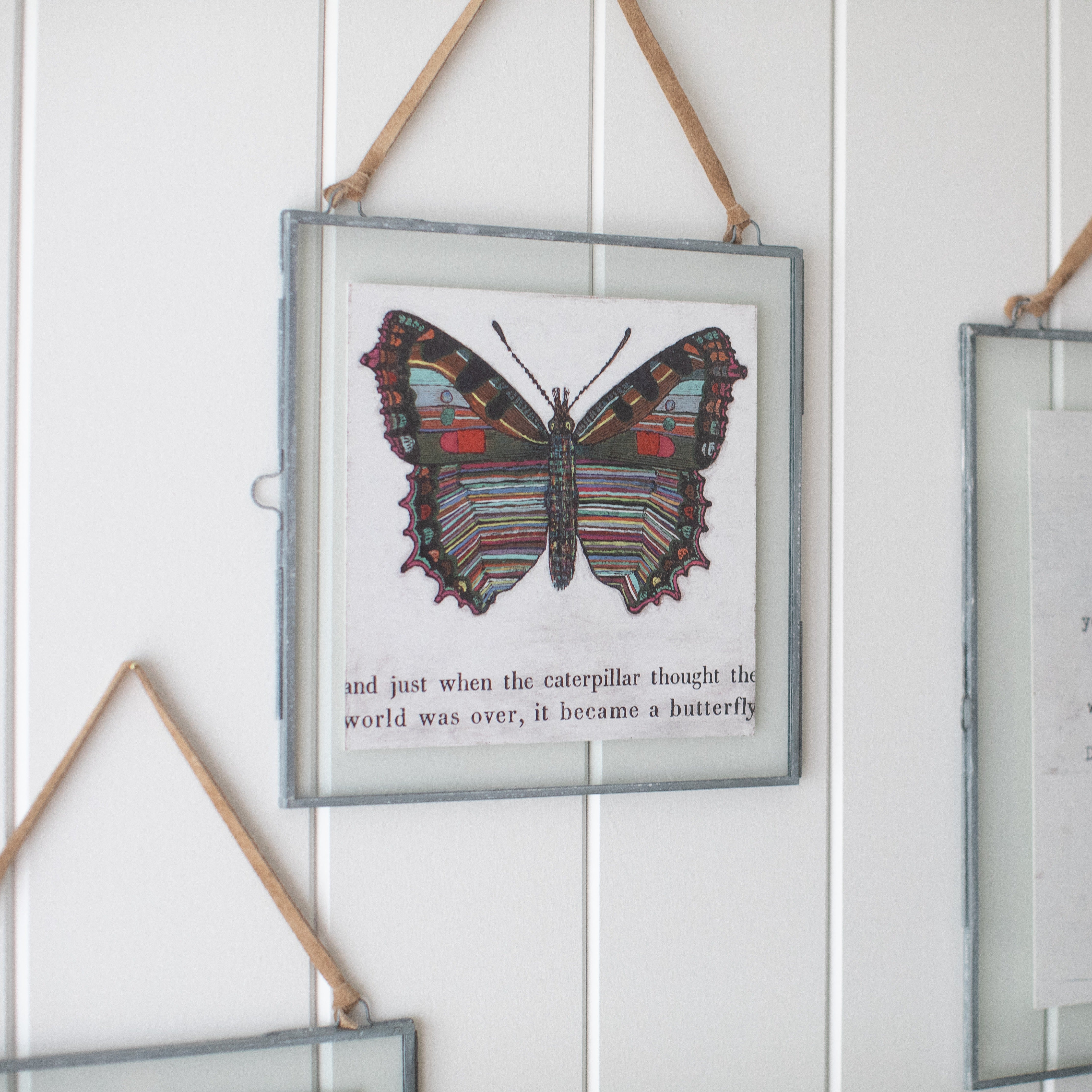 Butterfly Art Poster - 8" x 8" - Image 2