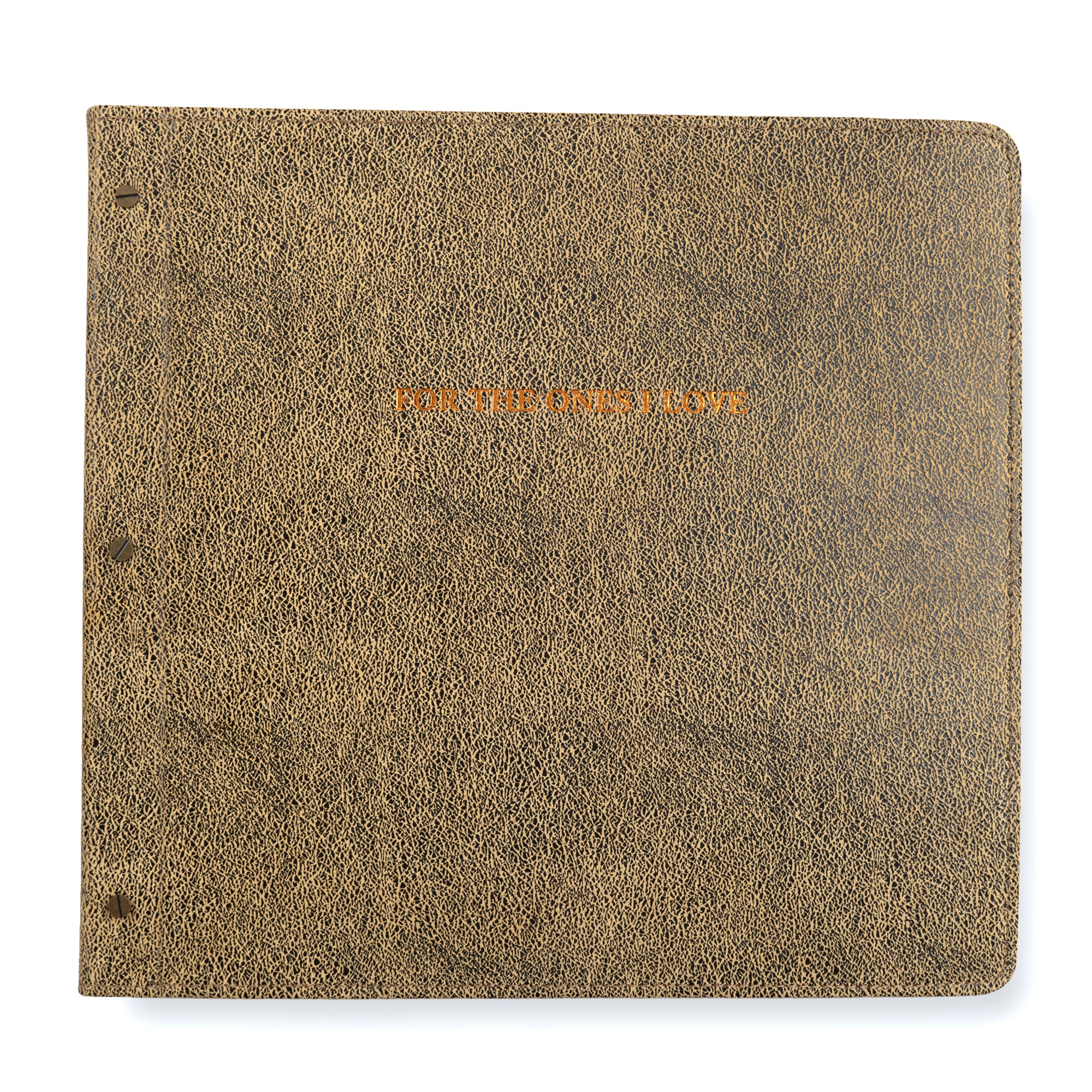 ***For the Ones I Love Leather Photo Keeper 13" x 13"