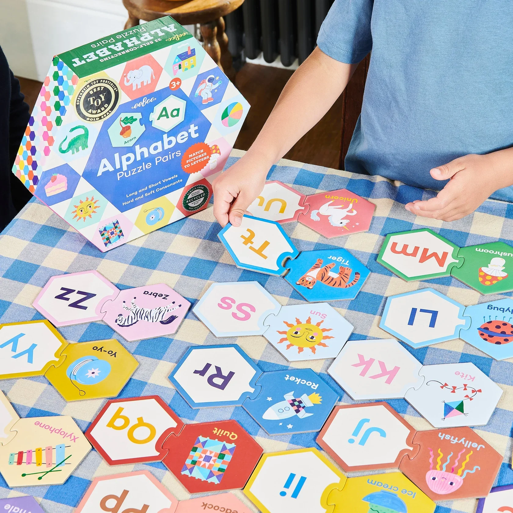 Alphabet Hexagon PuzzPair - Image 2