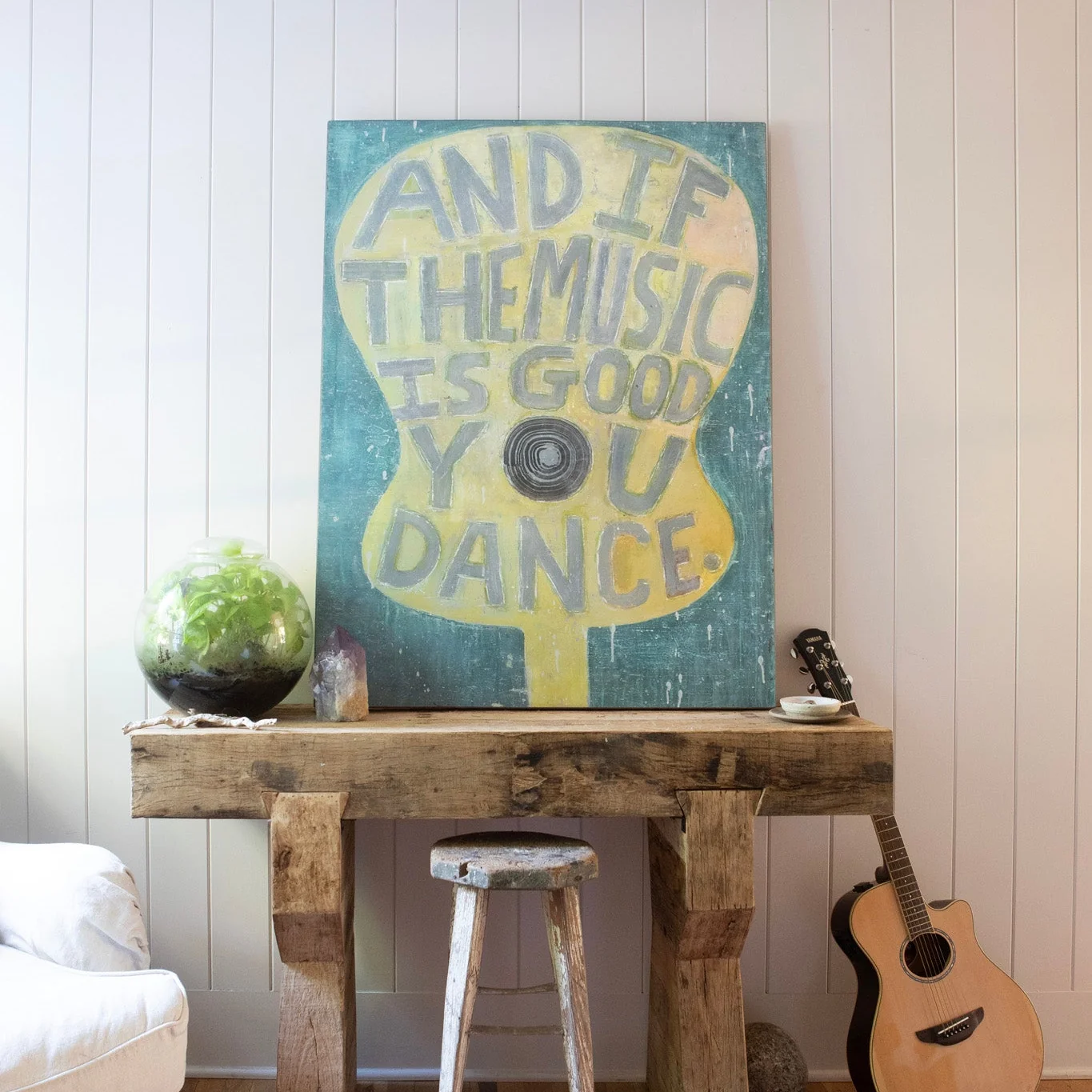 And If The Music Is Good Art Print - Gallery Wrap - Image 2