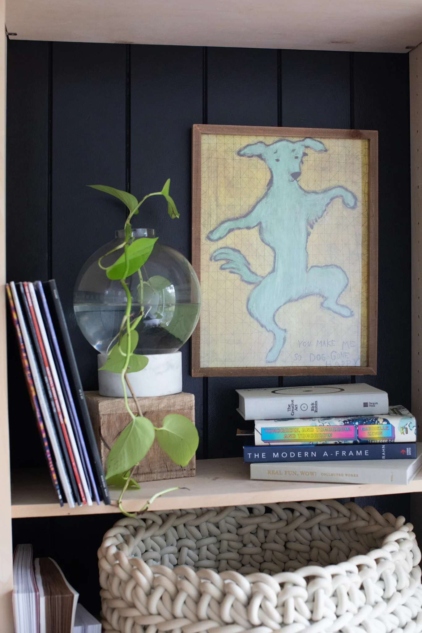 12"x16" Dancing Dog Art Poster - Image 3
