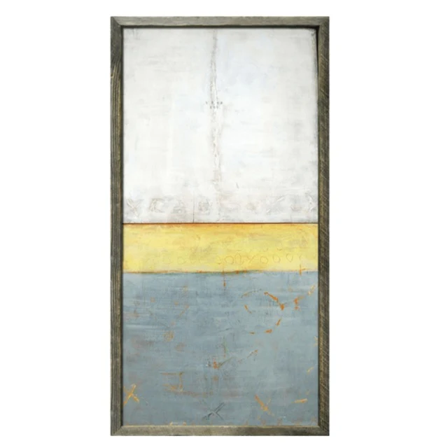 Love You (Grey Wood) - Art Print