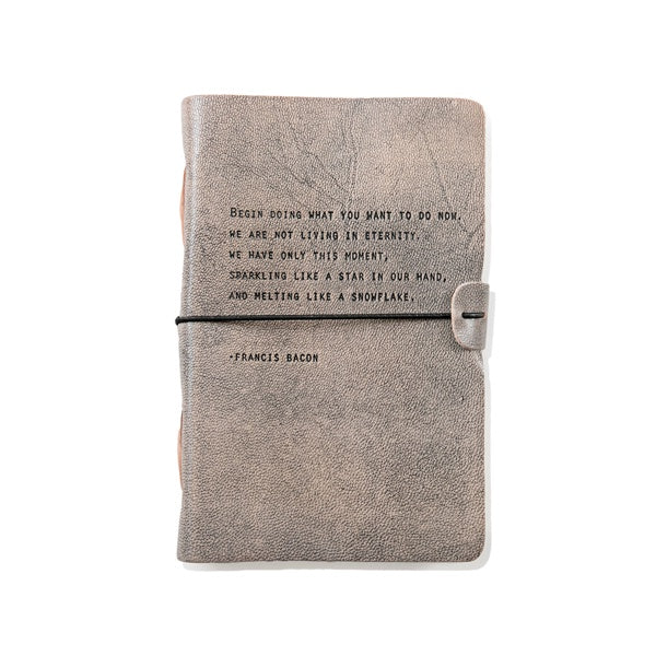 Artisan Leather Journal - Grey - Image 6