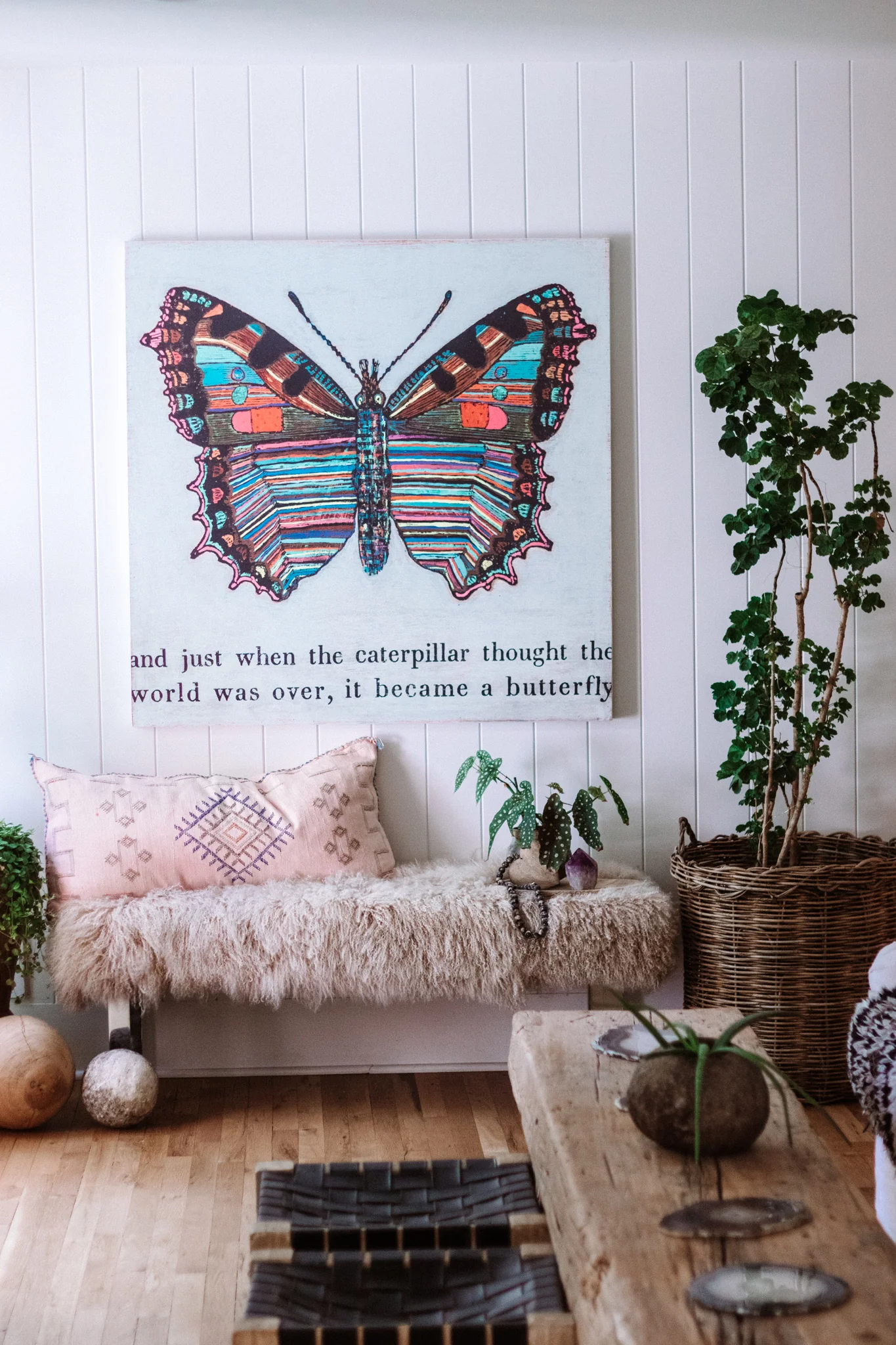 Butterfly Art Print (Gallery Wrap) - Image 3