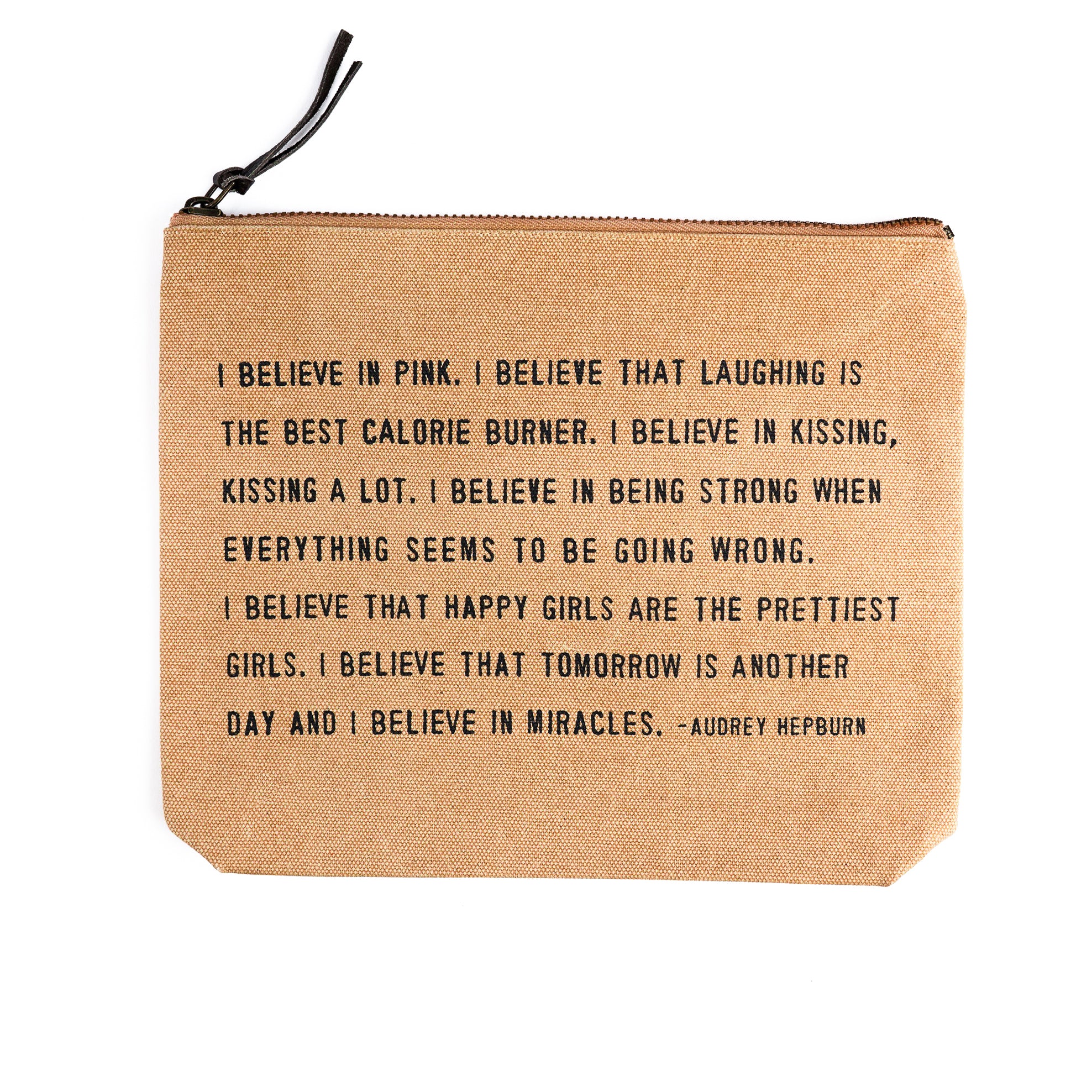 Blush Canvas Zip Bag - Image 4