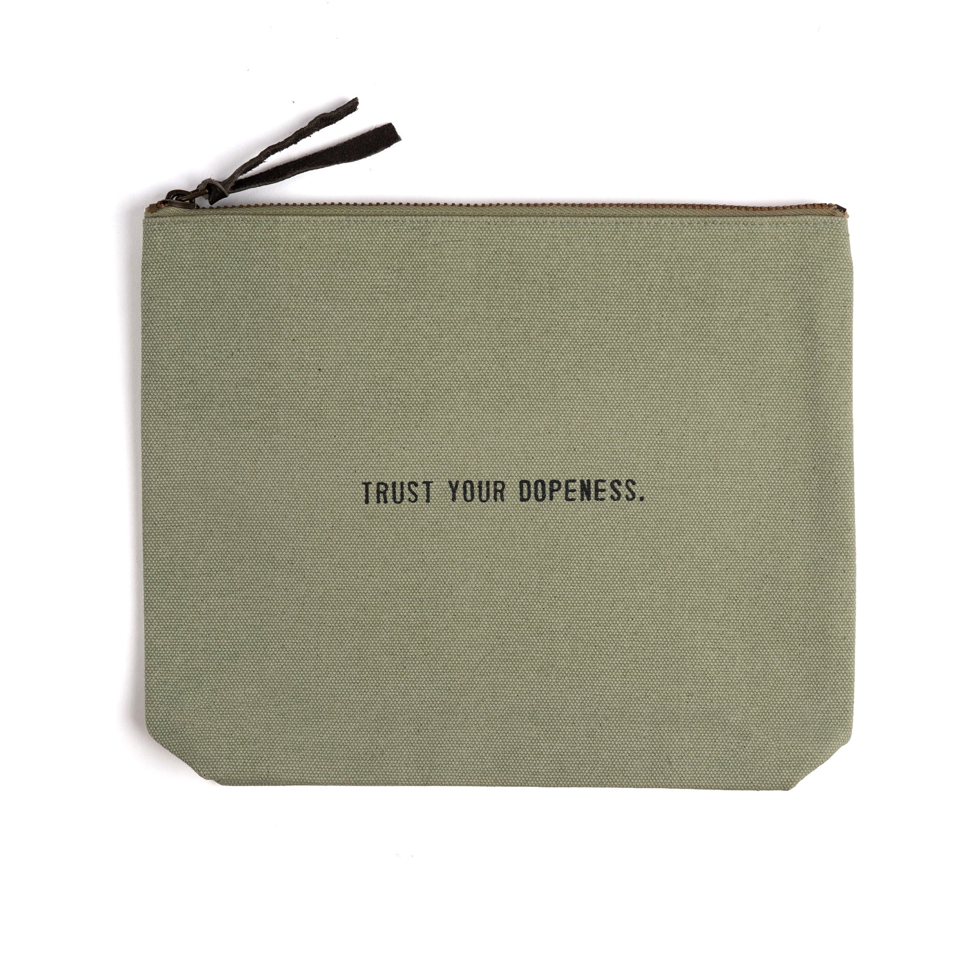 Mint Canvas Zip Bag - Image 5