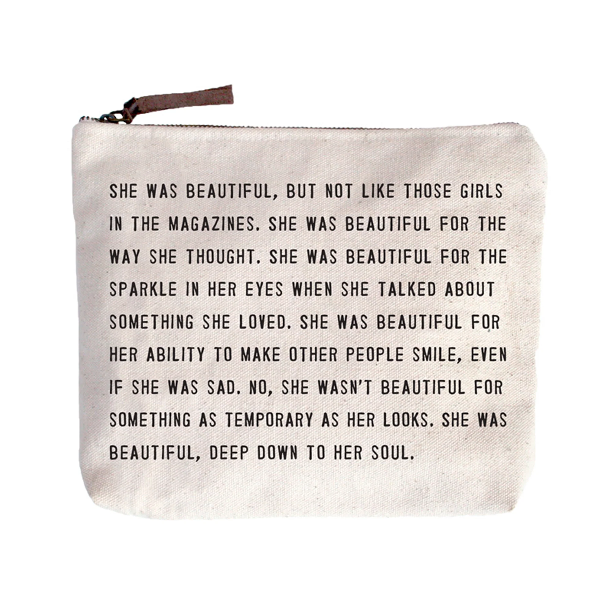 Canvas Zip Bag - Cream - Image 10