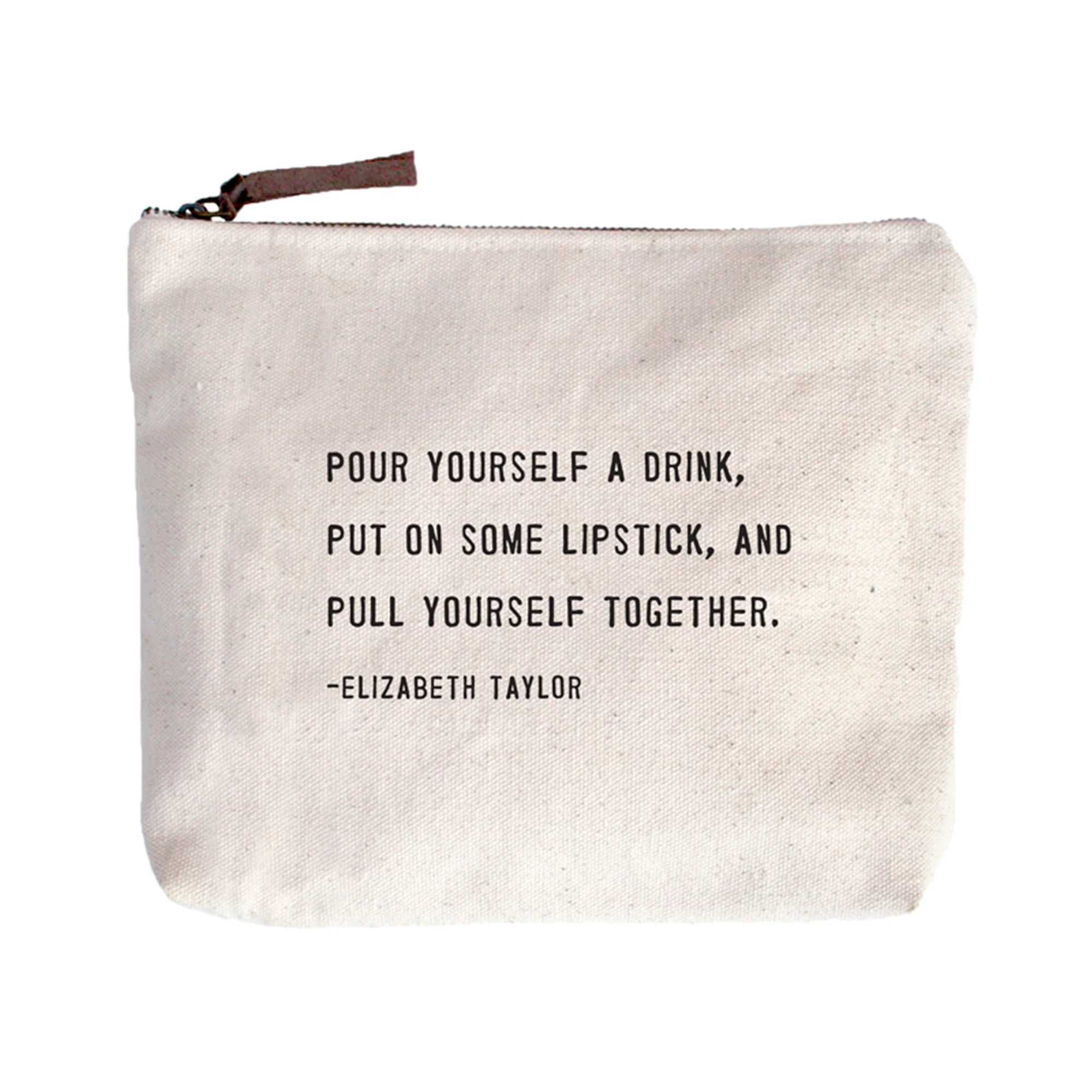 Canvas Zip Bag - Cream - Image 12