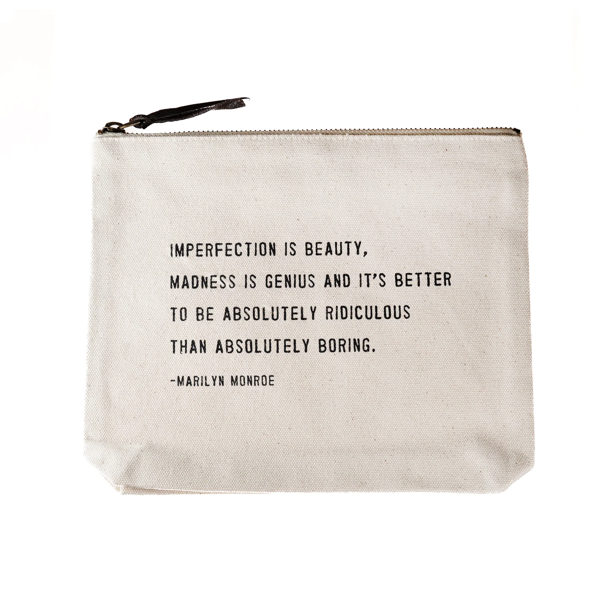 Canvas Zip Bag - Cream - Image 14
