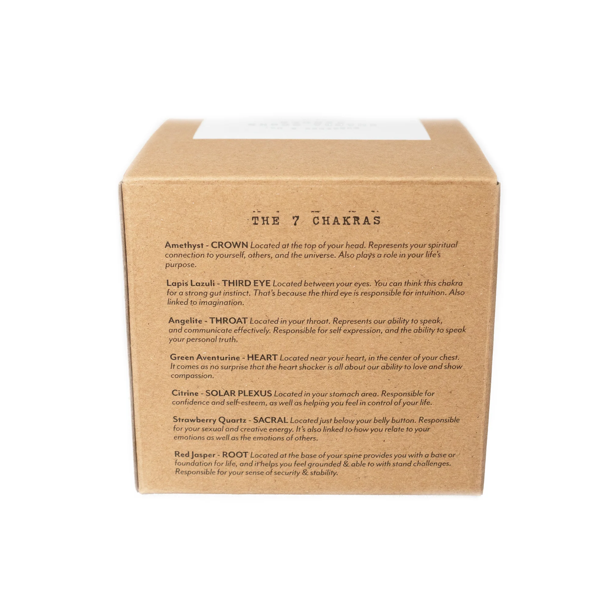 Chakra Crystal Candle 11oz - Image 3