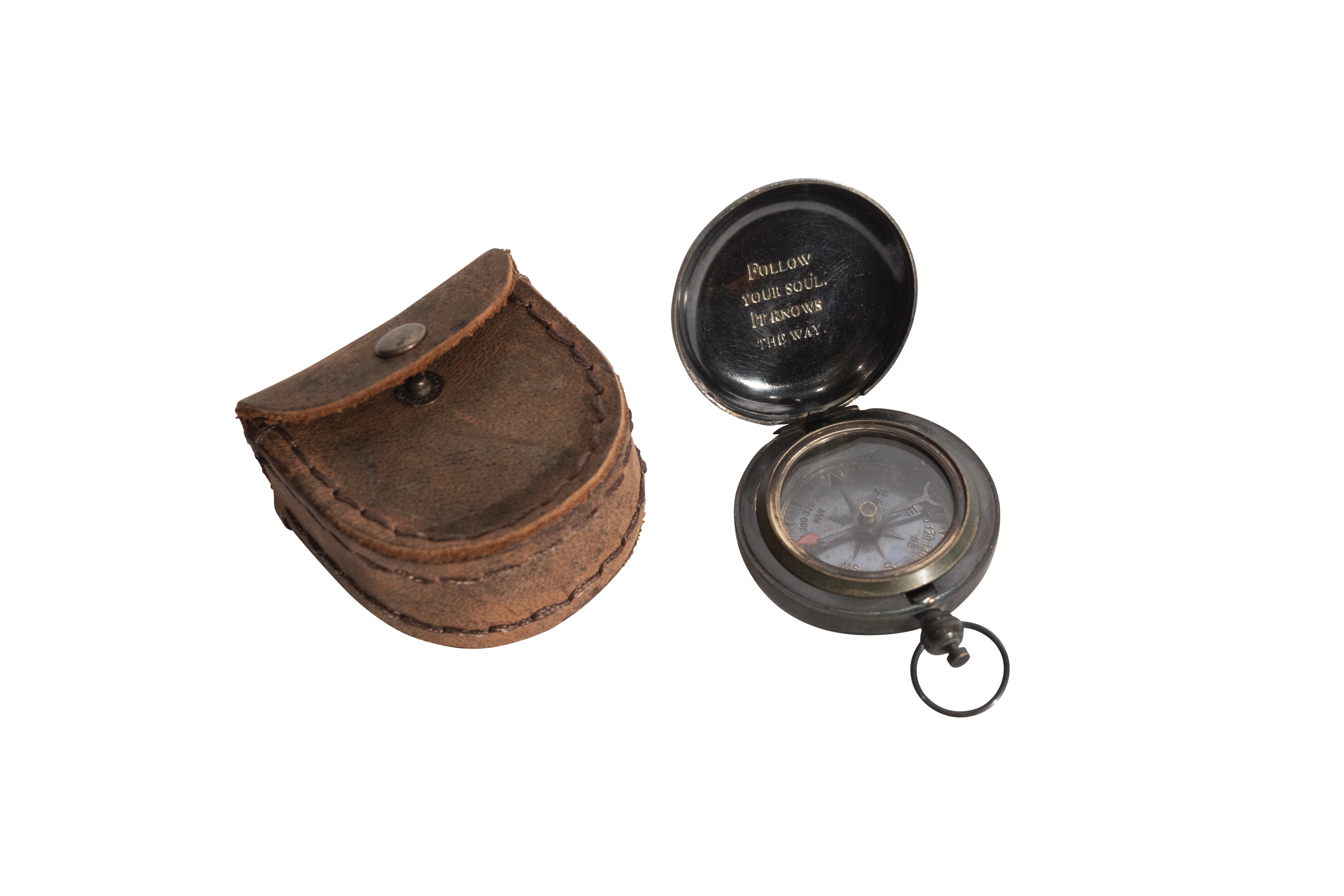 Compass with Leather Pouch - Image 12