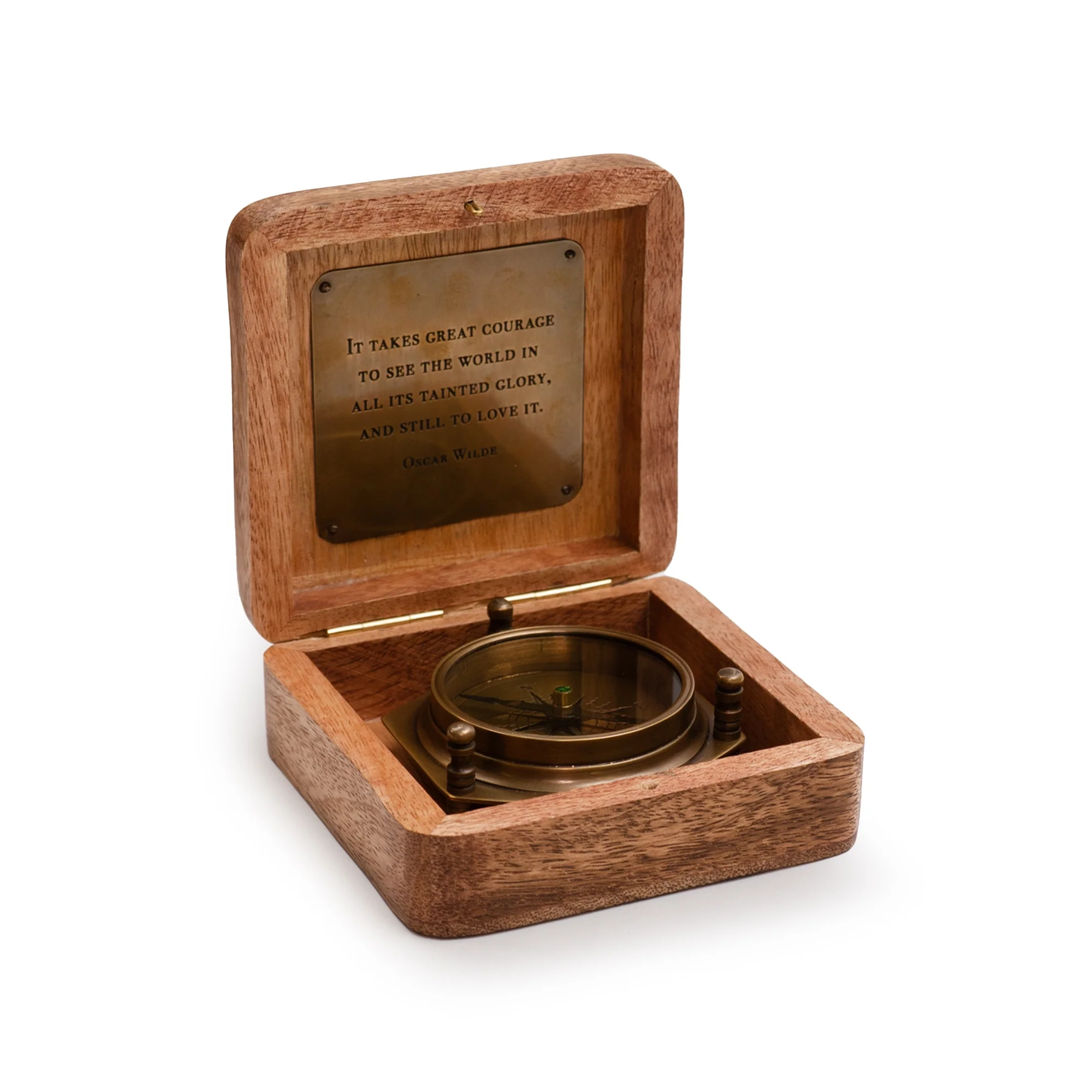 Compass with Wooden Box - Image 5