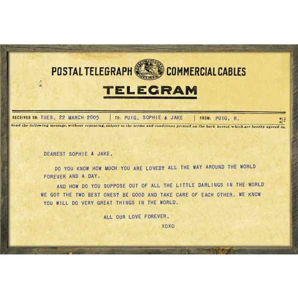 Custom Telegram - Art Print - Image 2
