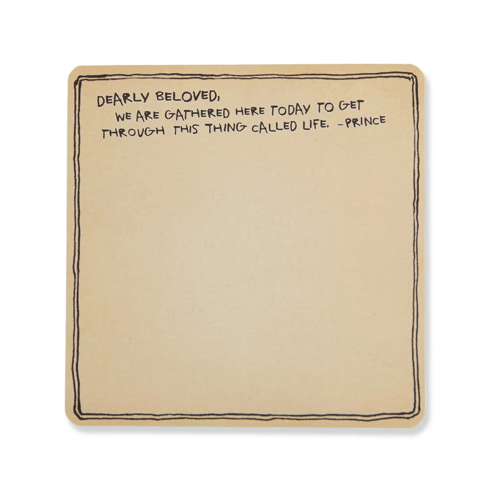 Dearly Beloved Square Notepad