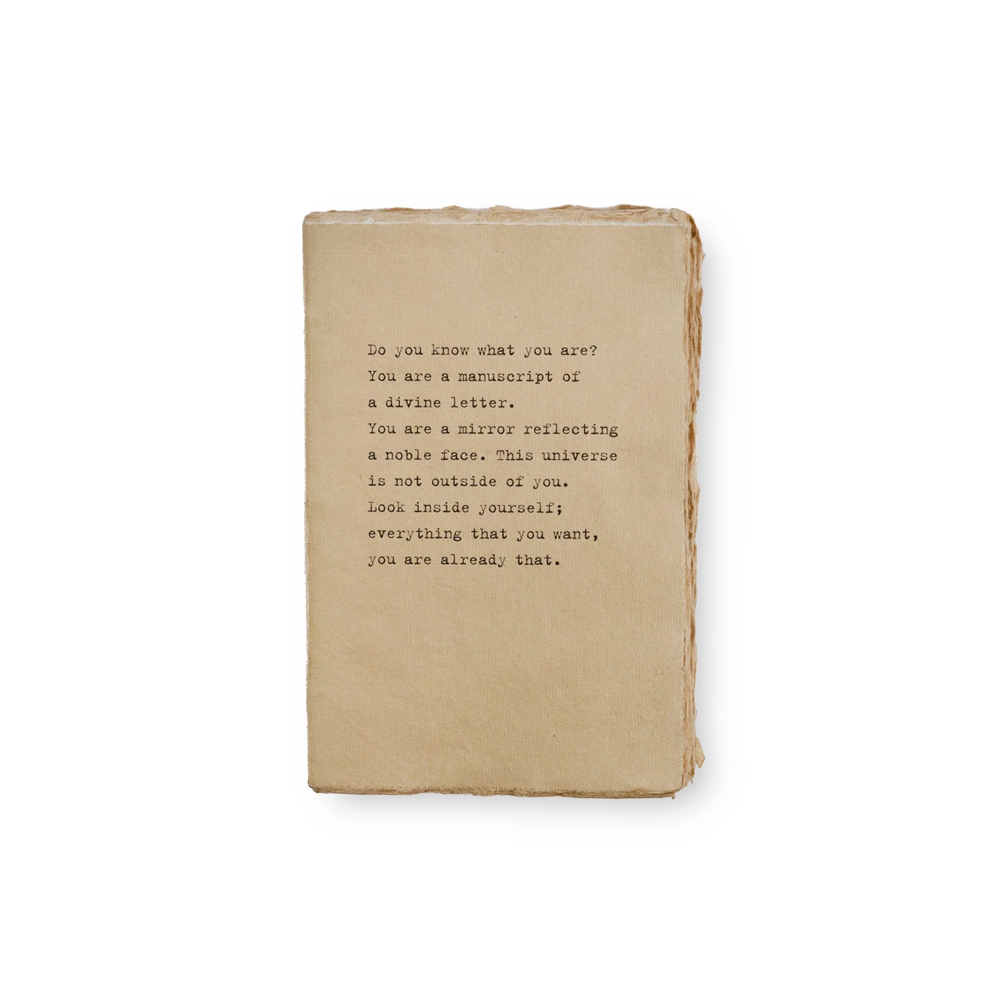 Medium Deckled Edge Notebook - Image 3