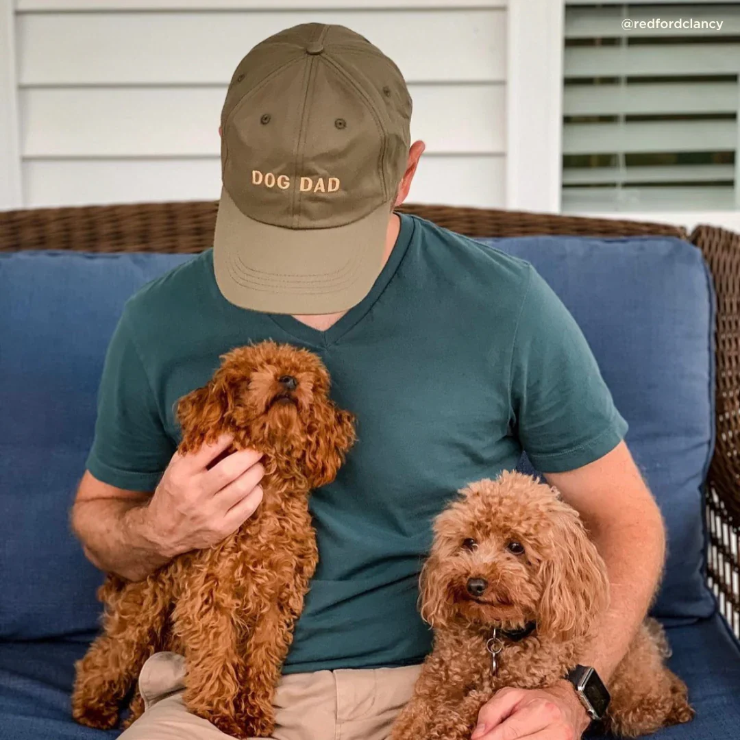 Dog Dad Hat - Olive - Image 2