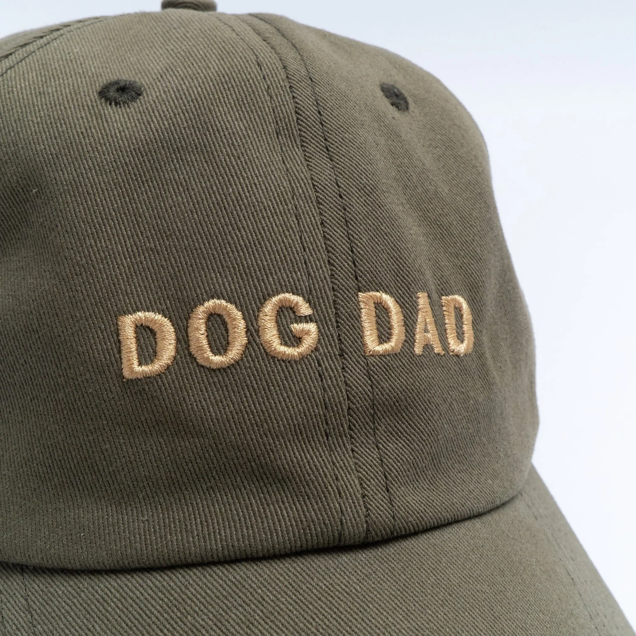 Dog Dad Hat - Olive - Image 3