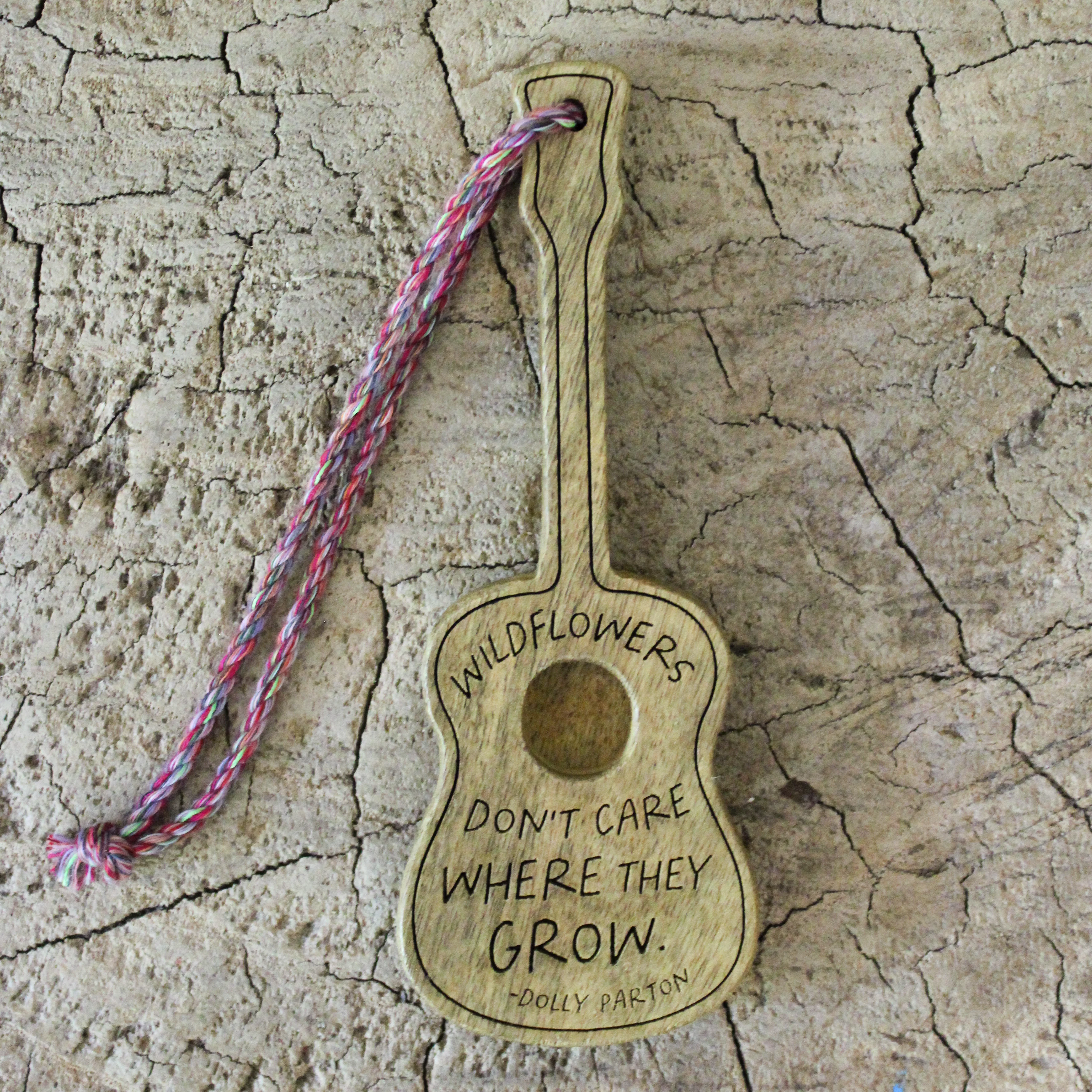 Dolly Parton Wooden Guitar (2nd Edition) - 2"x5" - Image 2