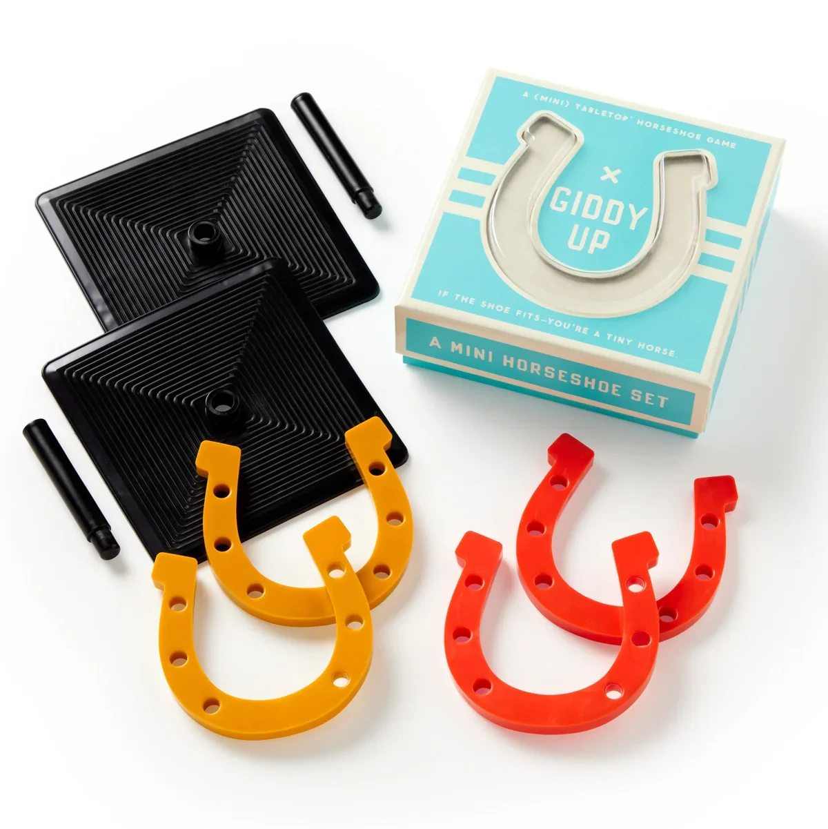 Giddy Up Tabletop Horseshoes Game - Image 2