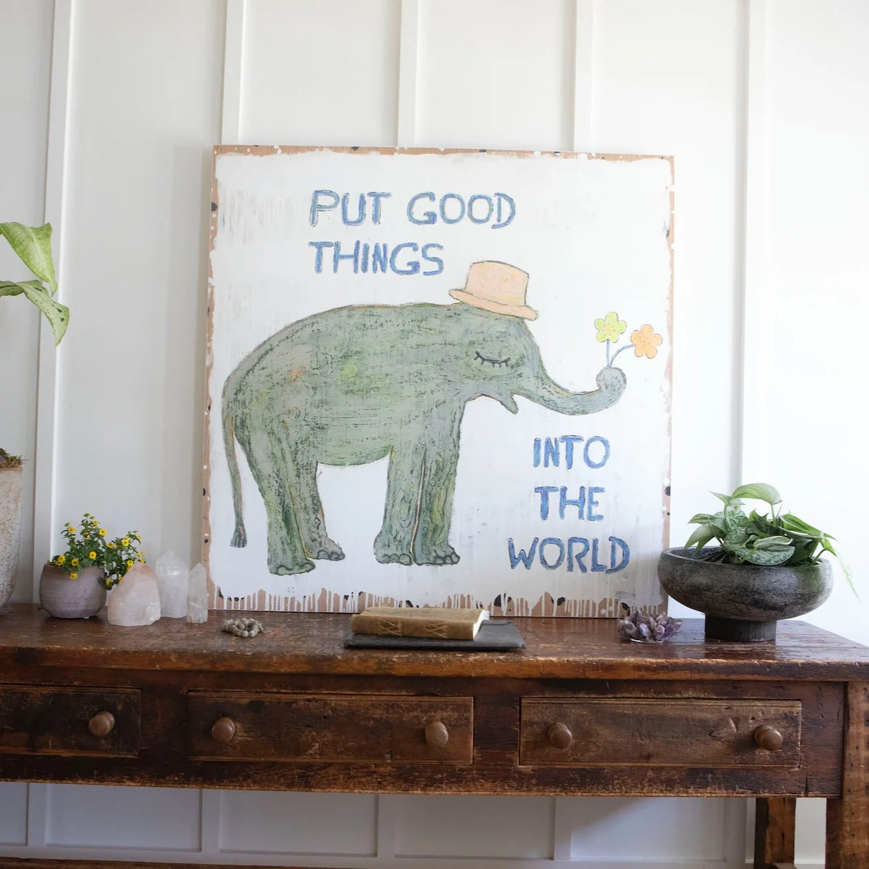 Good Things Elephant - Art Print - Image 2