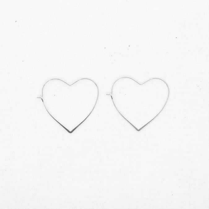 Heart Hoops- Gold - Image 2