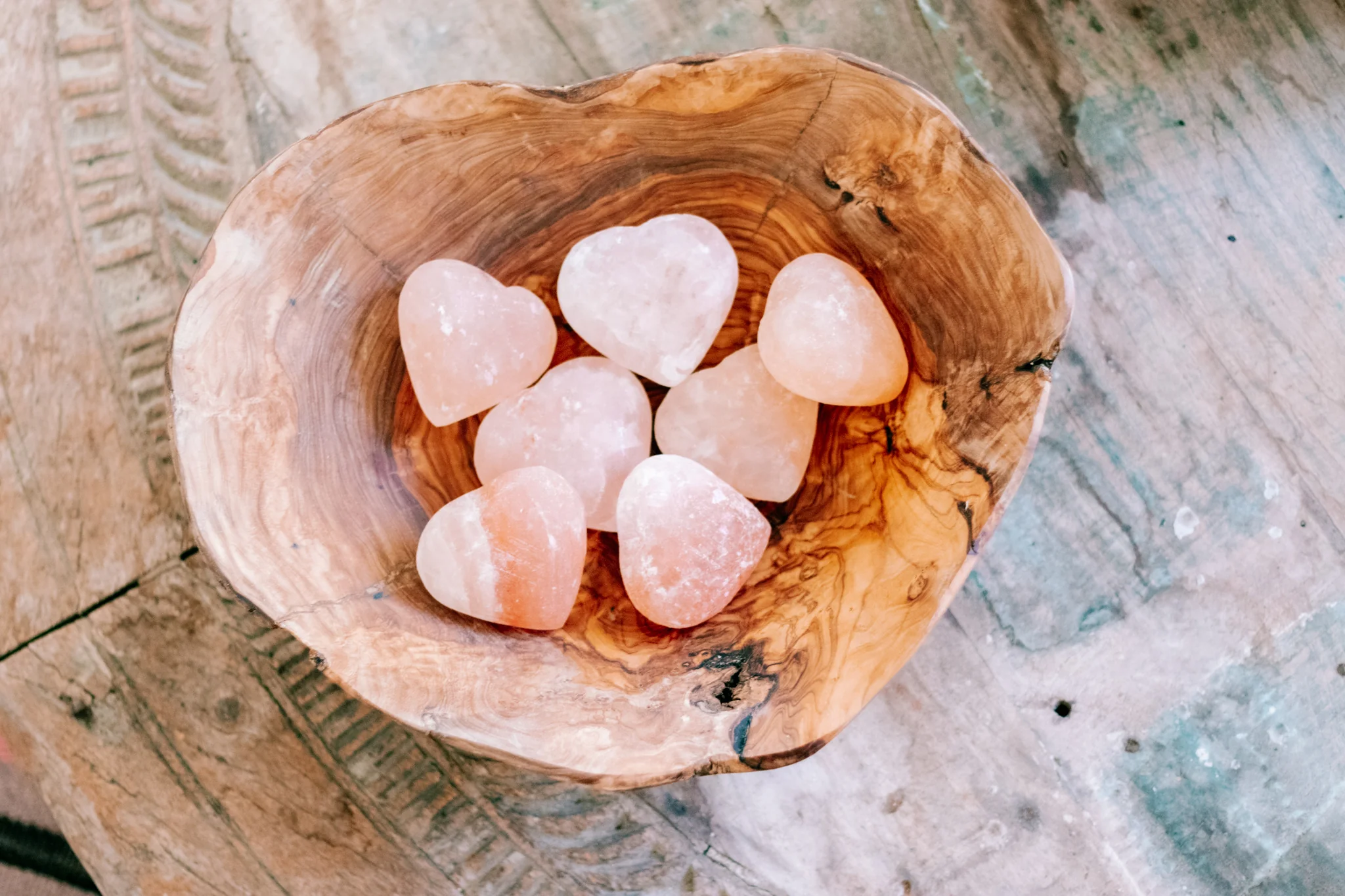 Heart Shaped Himalayan Salt Stones - Image 3