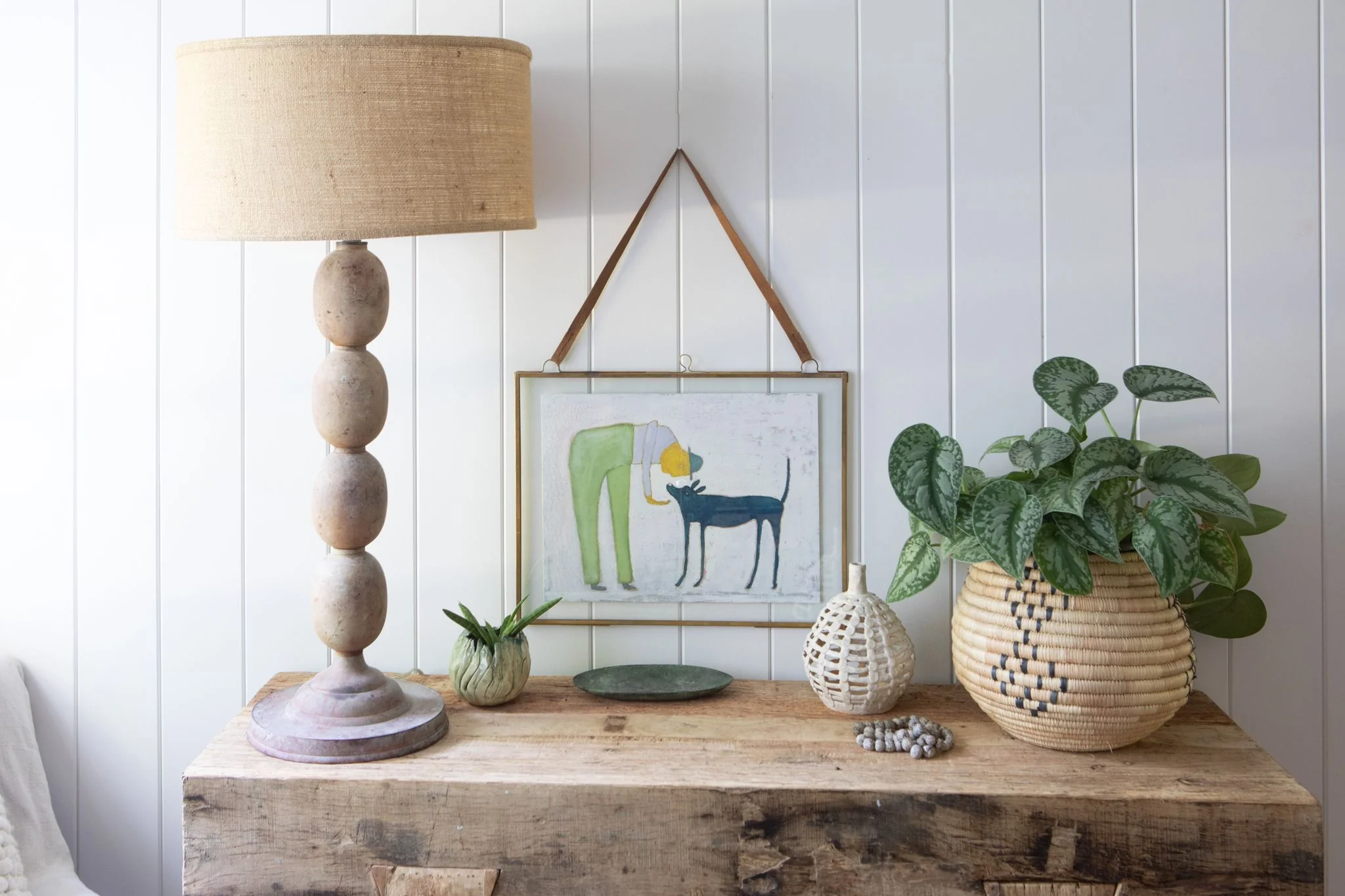 Horizontal Brass Hanging Frame - 19" x 14.25" - Image 3