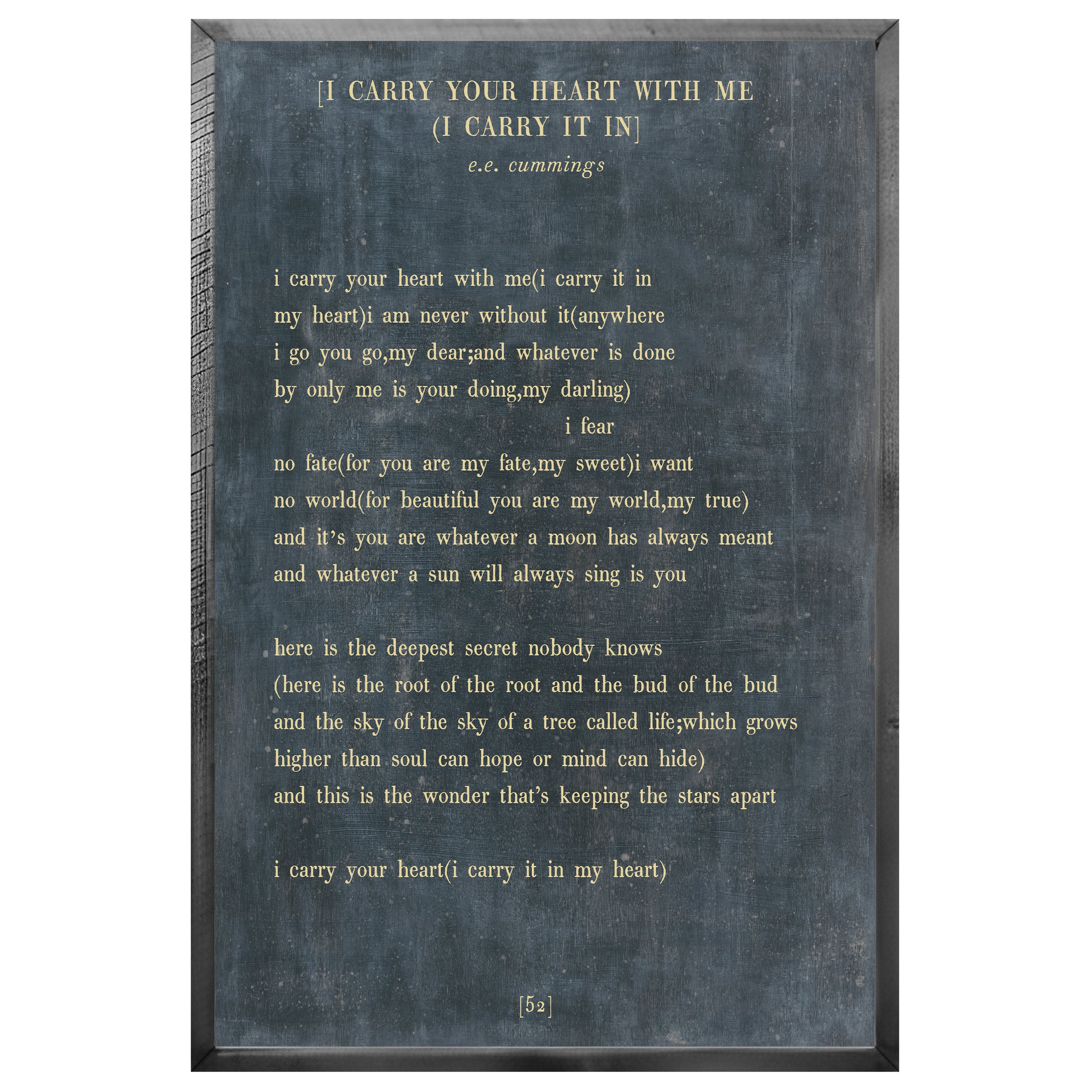 I Carry Your Heart Art Print - Image 4