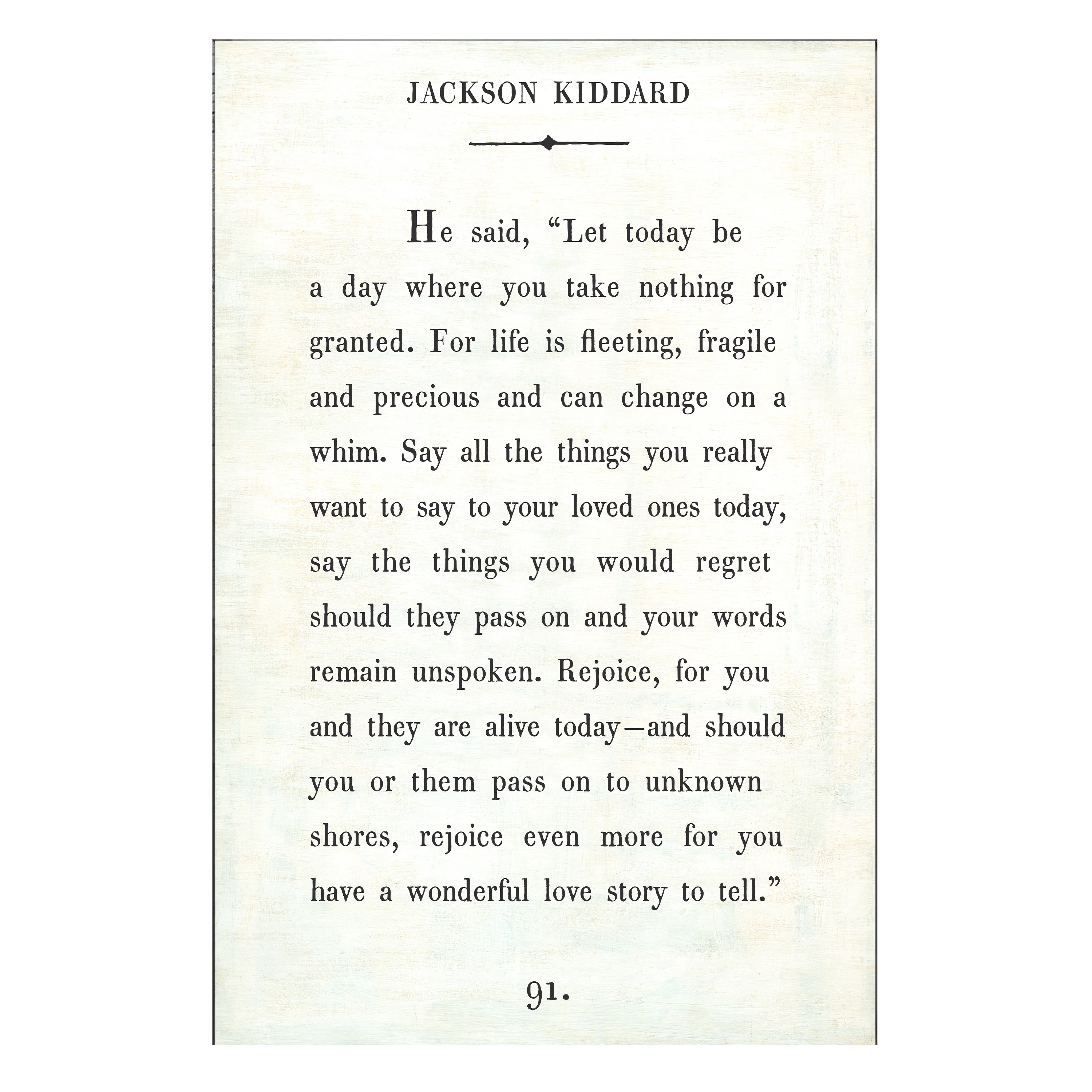 Jackson Kiddard Art Print (Gallery Wrap) - Image 3