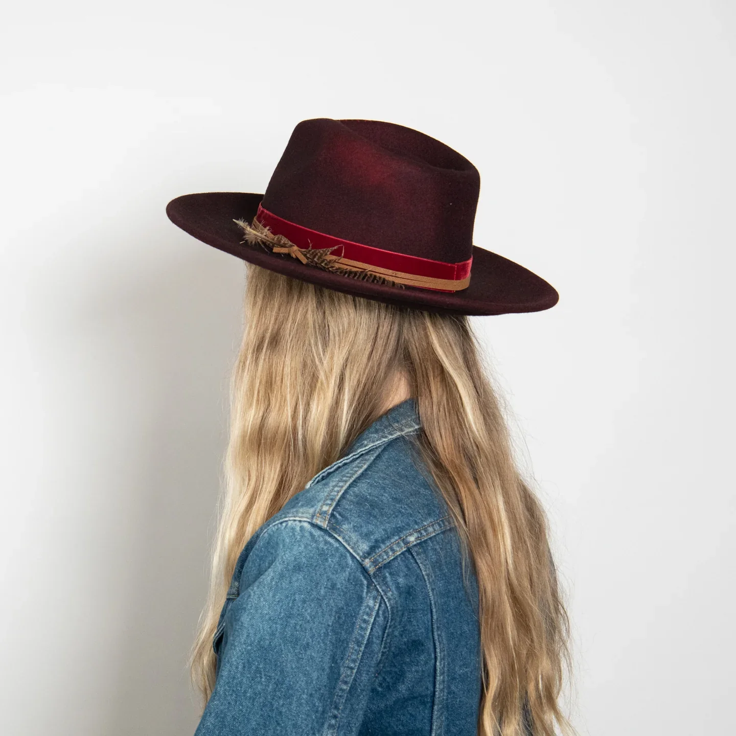 Jared Hat in Wine - Image 3