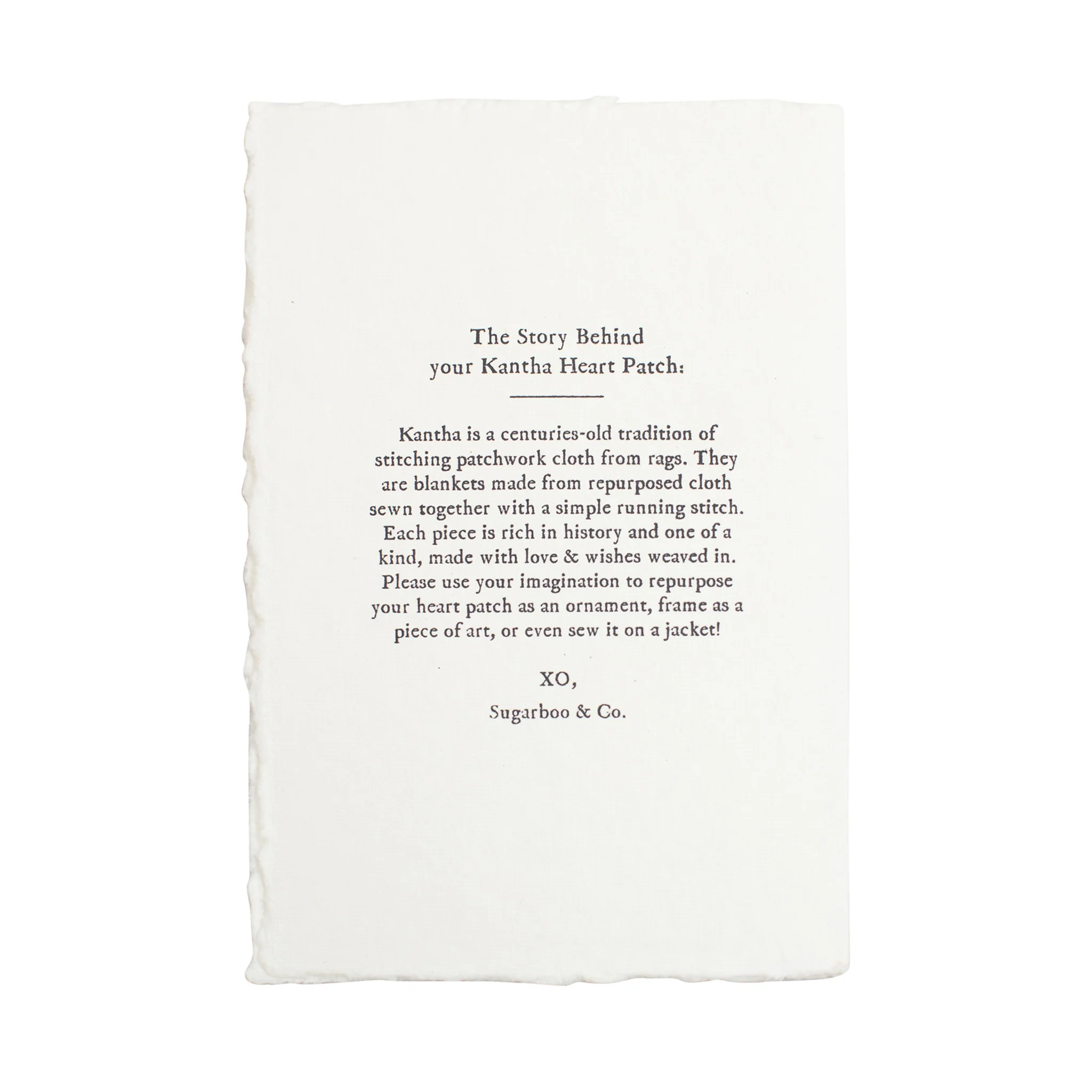 Kantha Heart Cards - Image 3