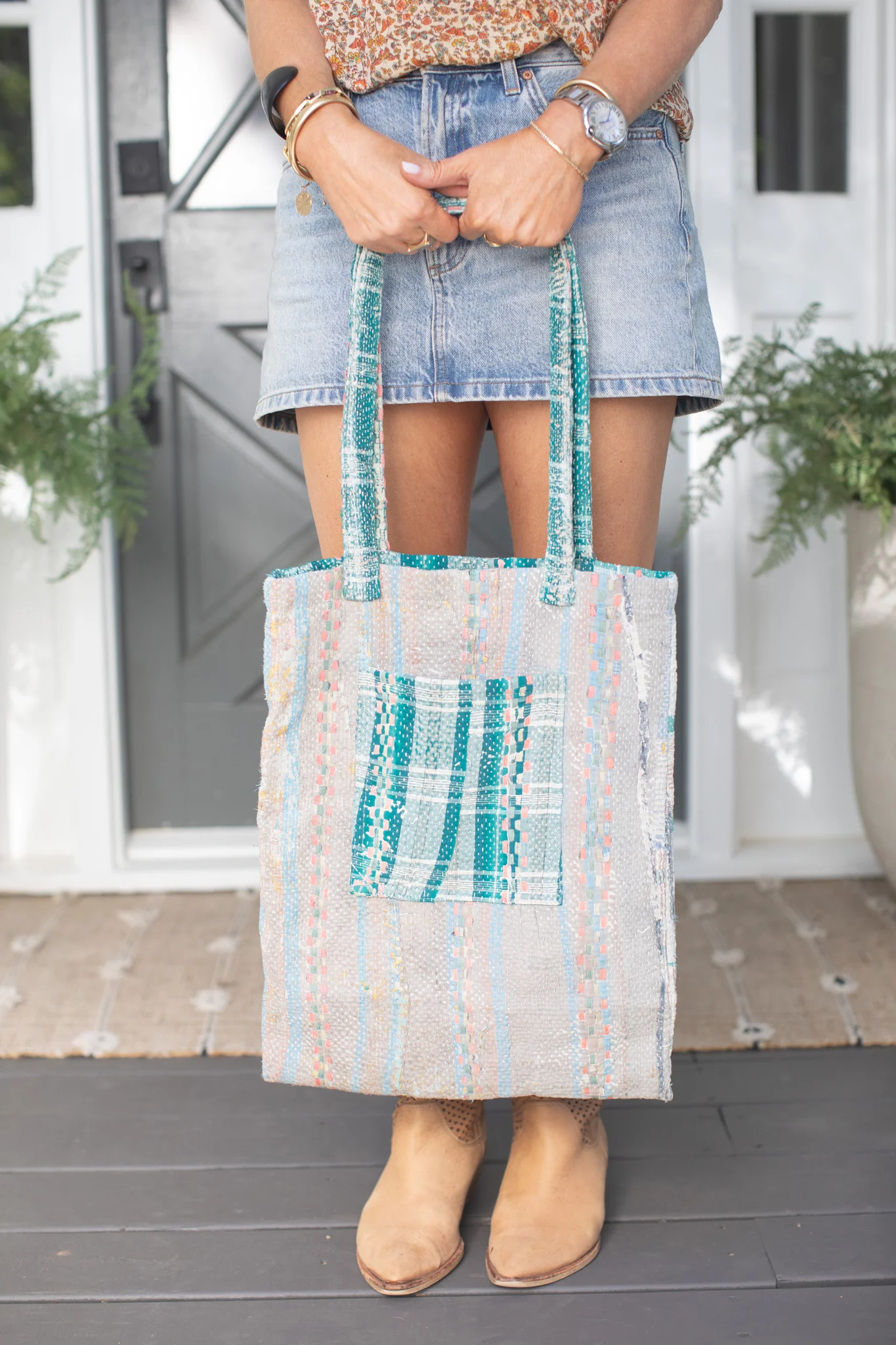 ***Kantha Tote Bag - Image 3