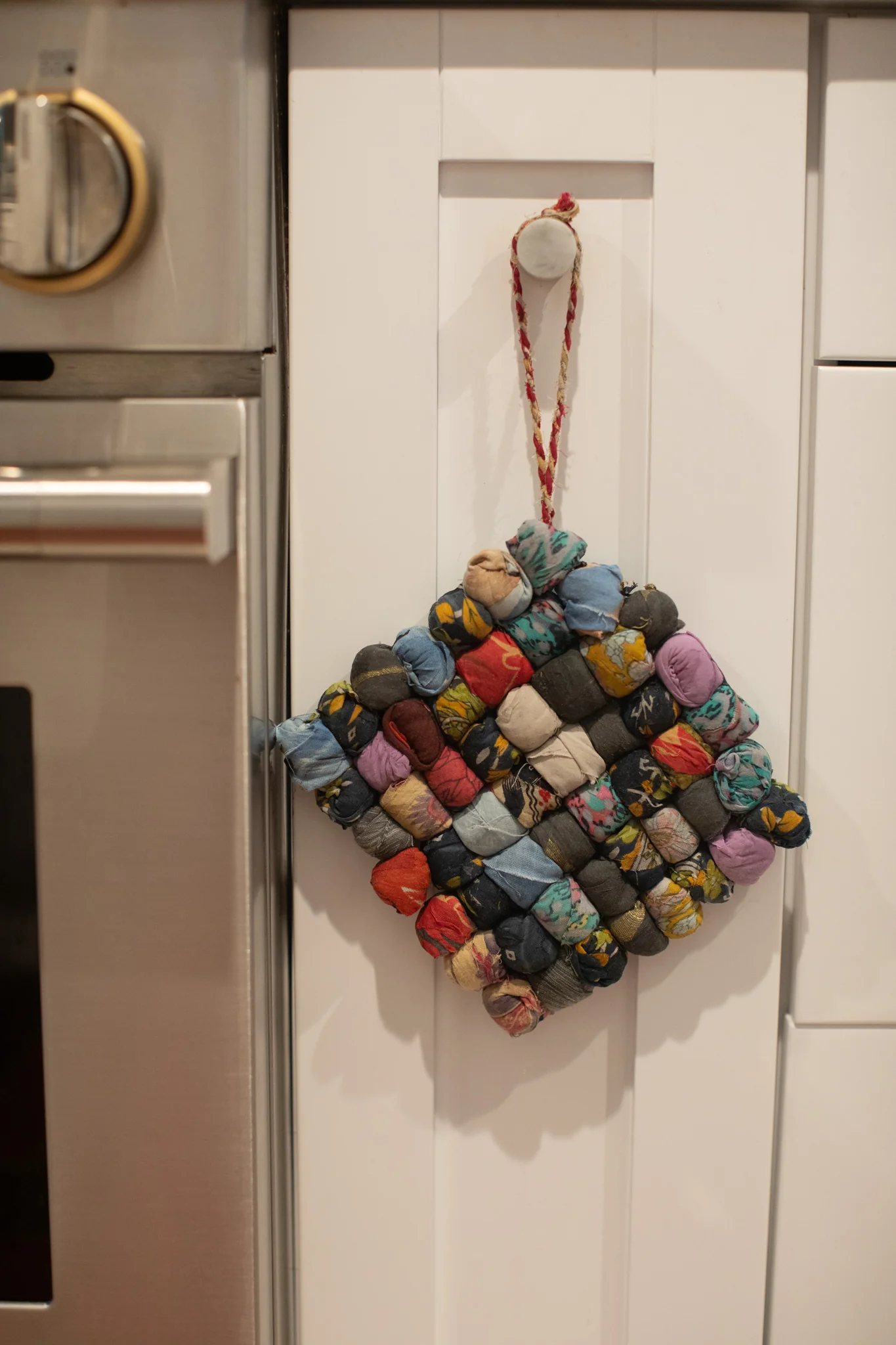 Kantha Trivet - 7"x7" - Image 2
