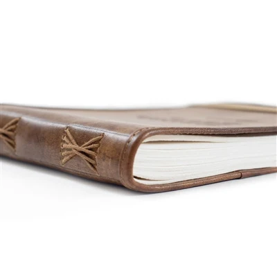 ***Do You Know What You Are Signature Leather Journal - Maple - Image 3