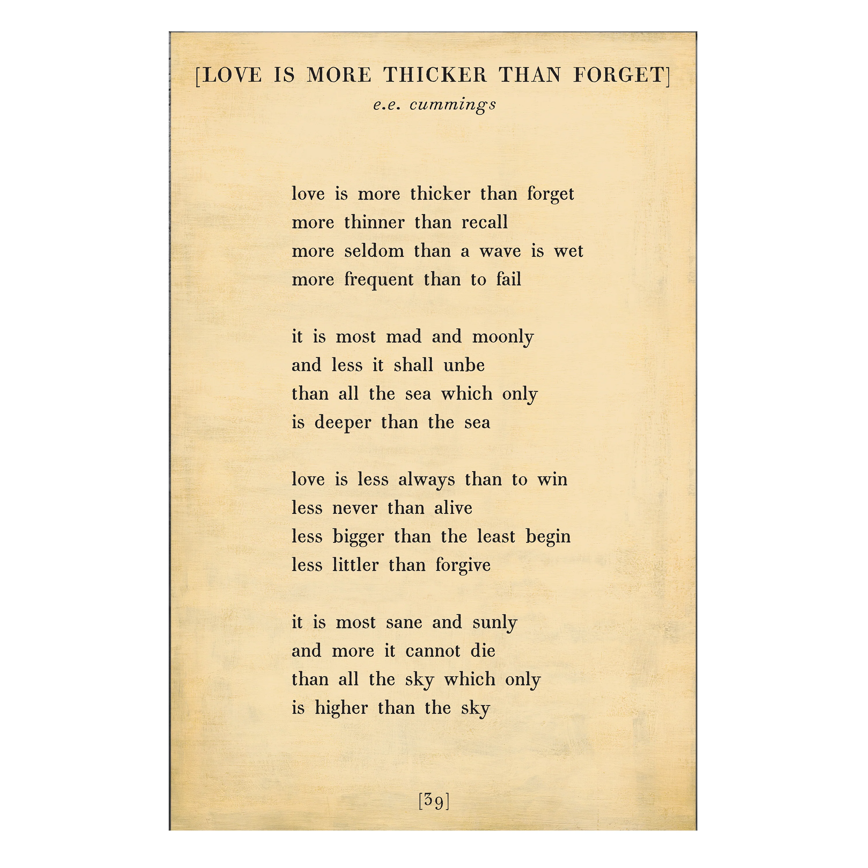 Love is More Thicker Art Print - Gallery Wrap - Image 3
