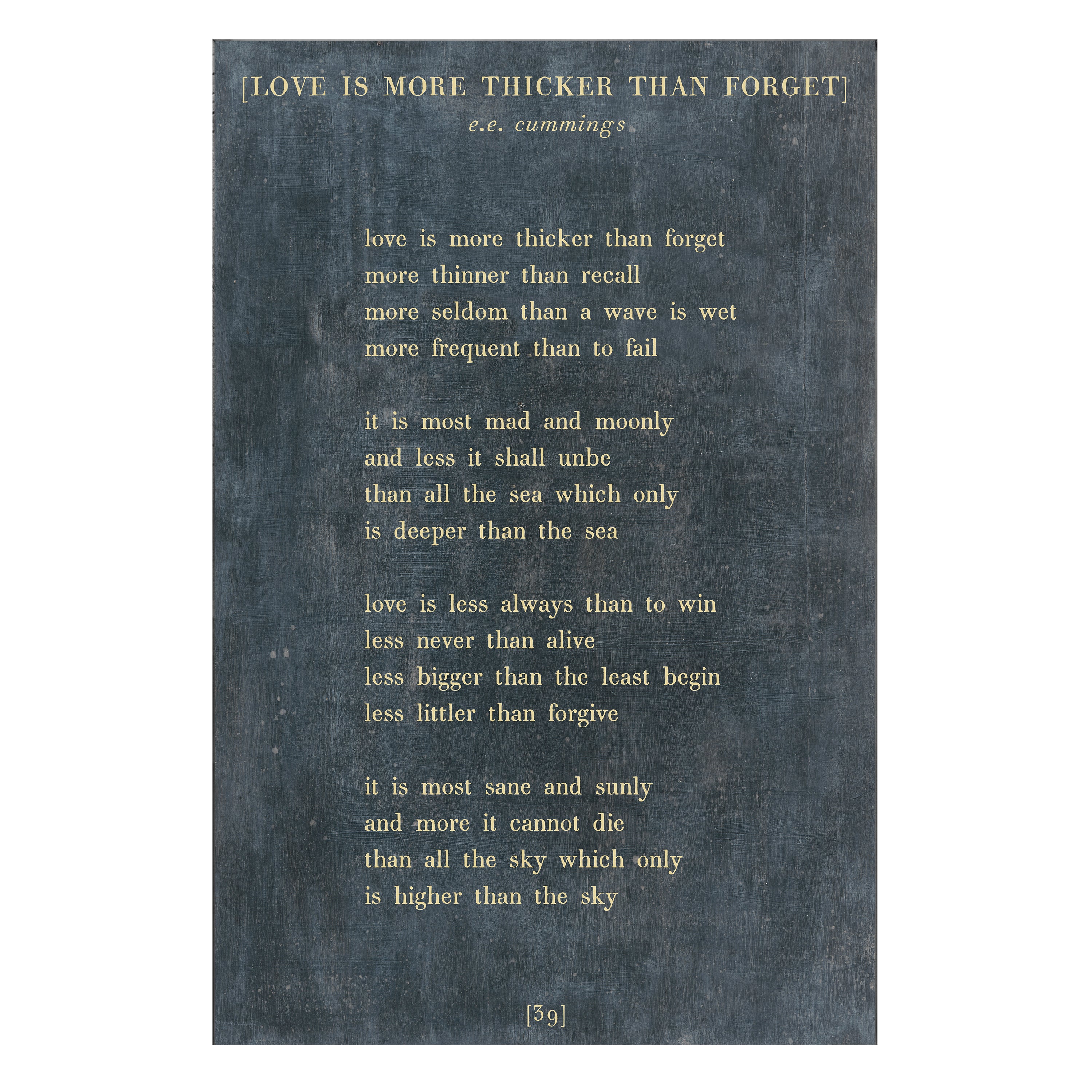 Love is More Thicker Art Print - Gallery Wrap - Image 2
