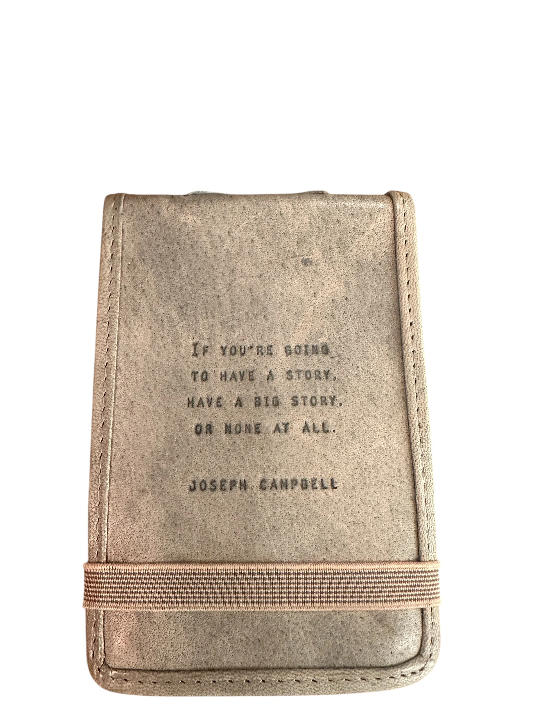 If You’re Going To Mini Signature Leather Journal - Stone