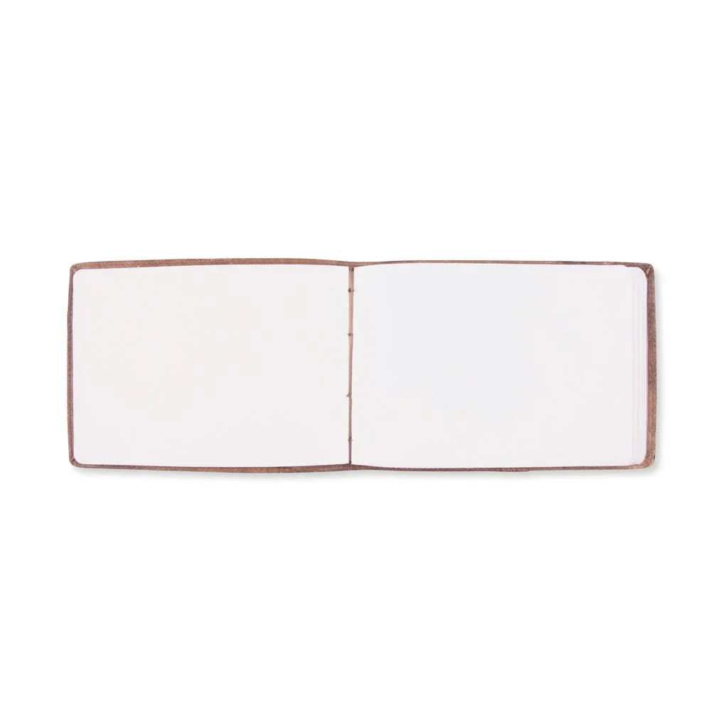 ***Think Speak Write Mini Signature Leather Journal - Maple - Image 4