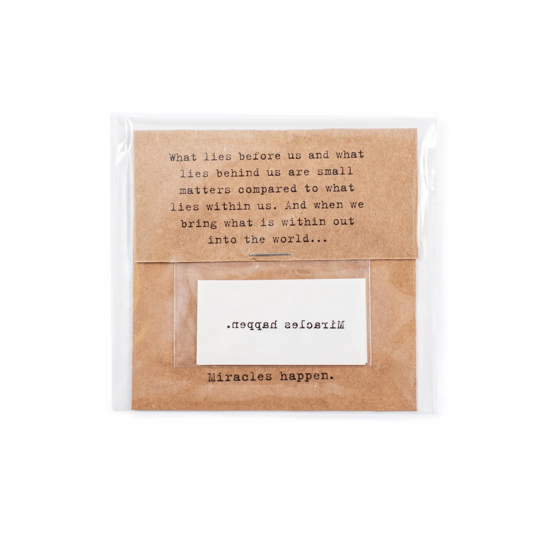 ***Miracles Happen Temporary Tattoo - 2 Pack