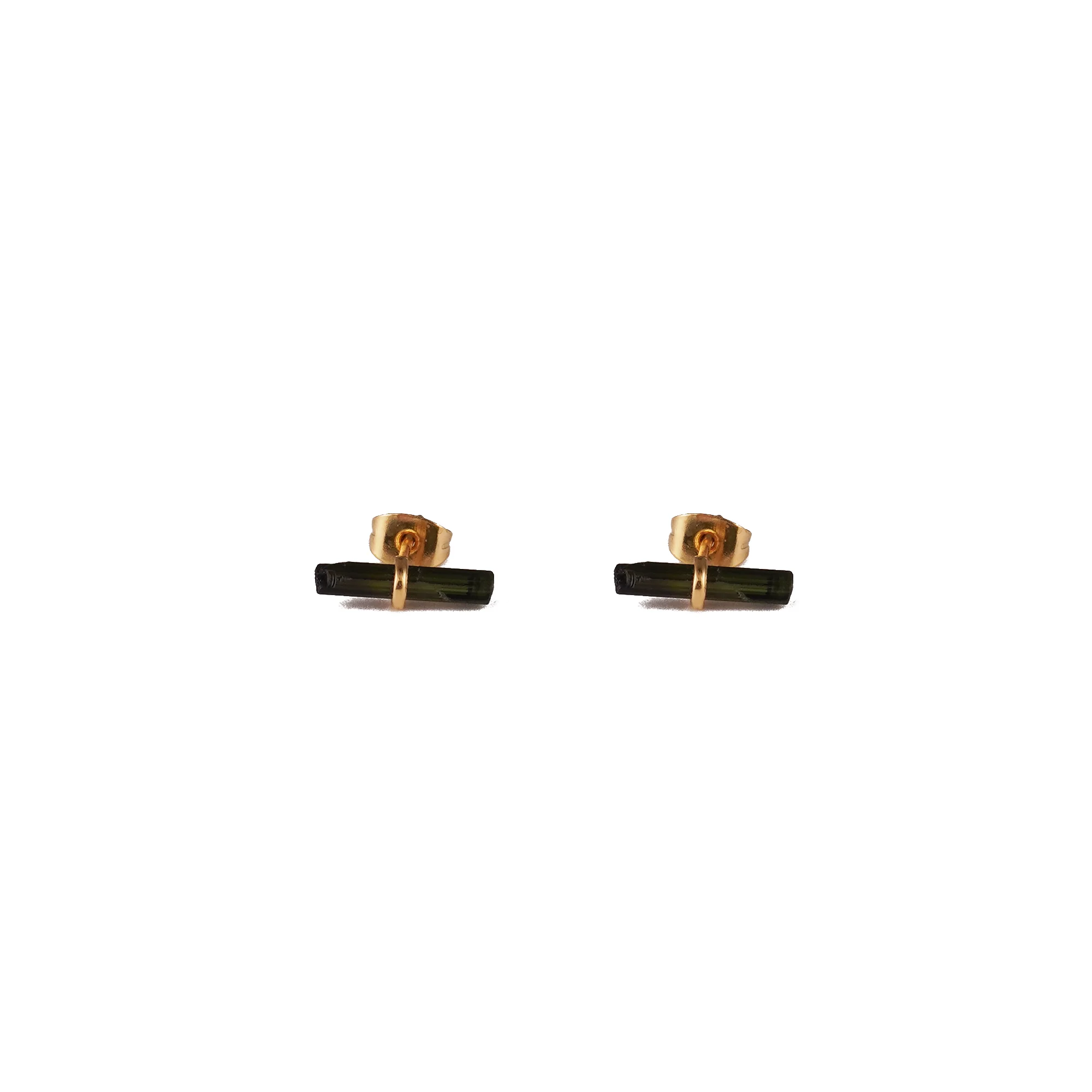 Multi Tourmaline Stud Earrings