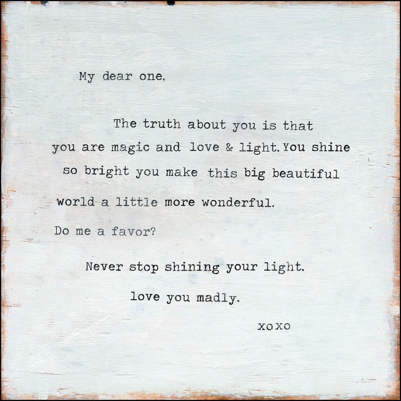 Never Stop Shining