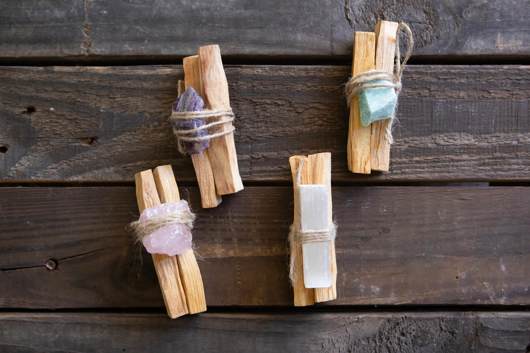 Palo Santo Stick With Rose Quartz - Image 2