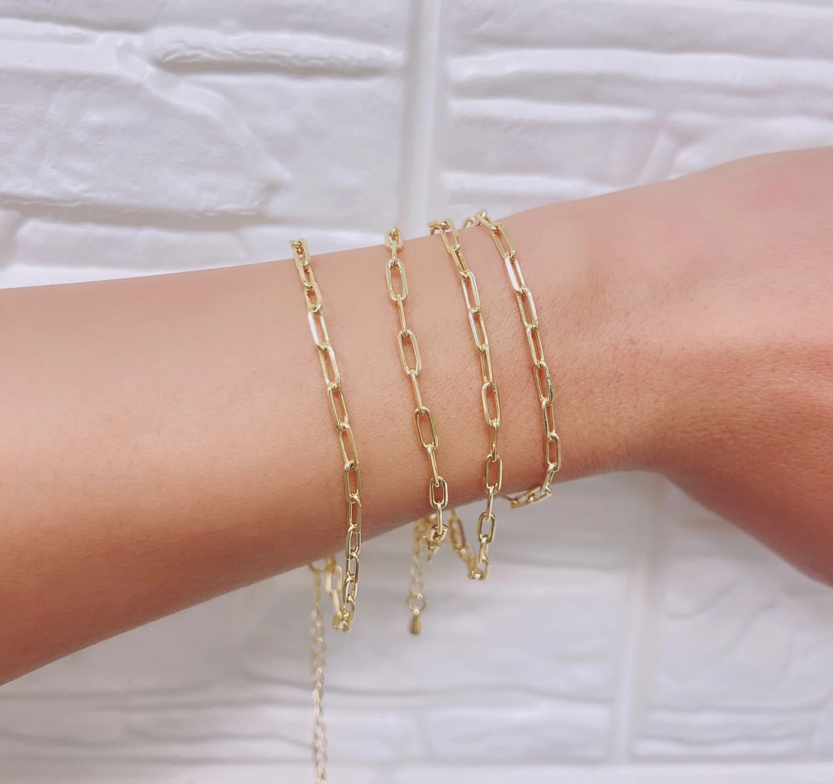 Paper Clip Chain Link Bracelet/Necklace - Image 3