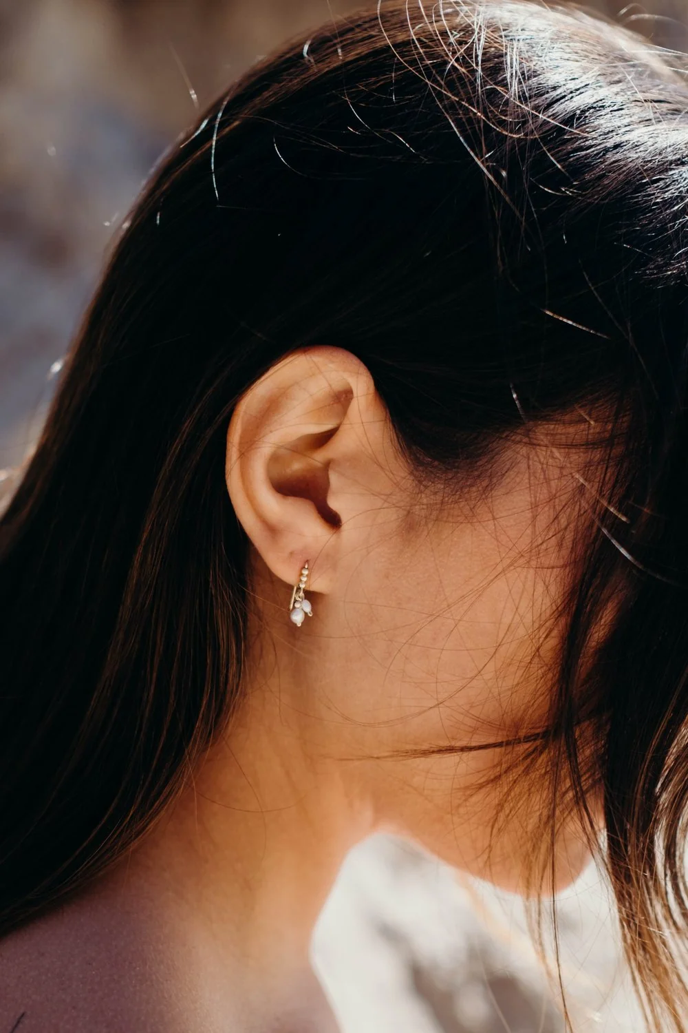 Pearl Drop Studs - Image 2