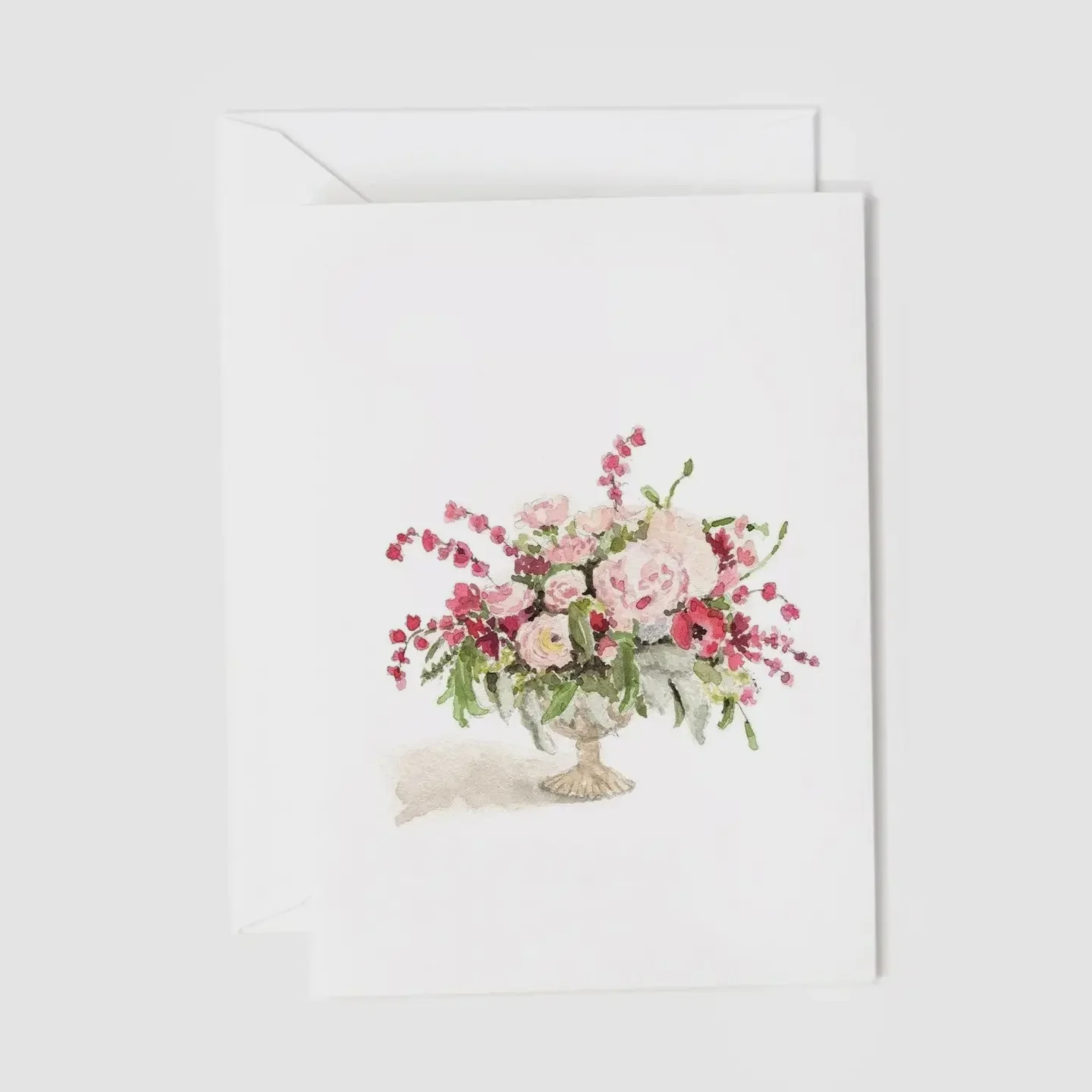 Pink Bouquet Mini Enclosure Notecard