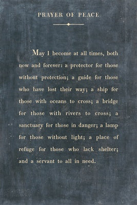 Prayer of Peace Art Print (Gallery Wrap) - Image 3