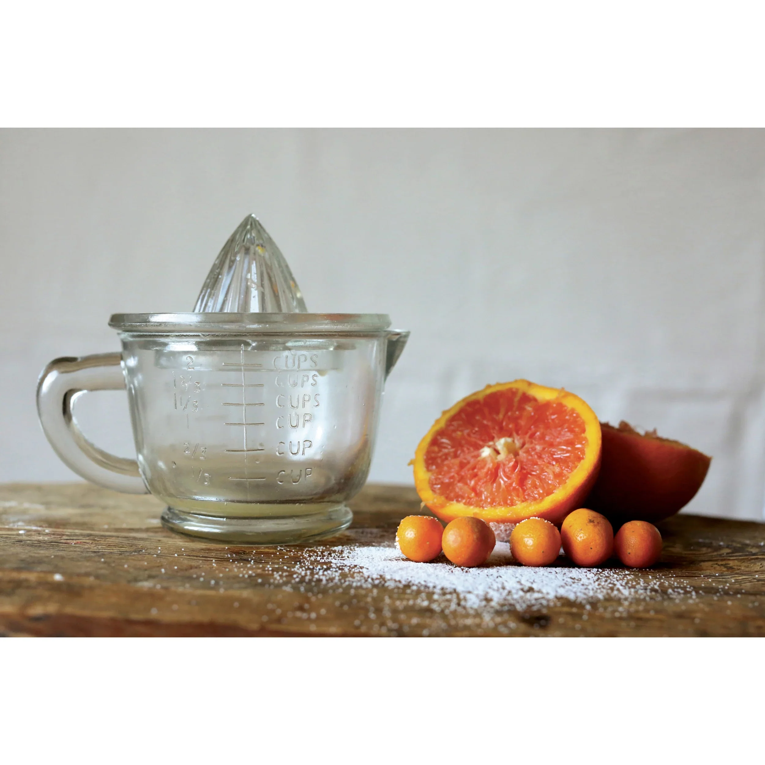 Pressed Glass Juicer, Set of 2 - Image 2