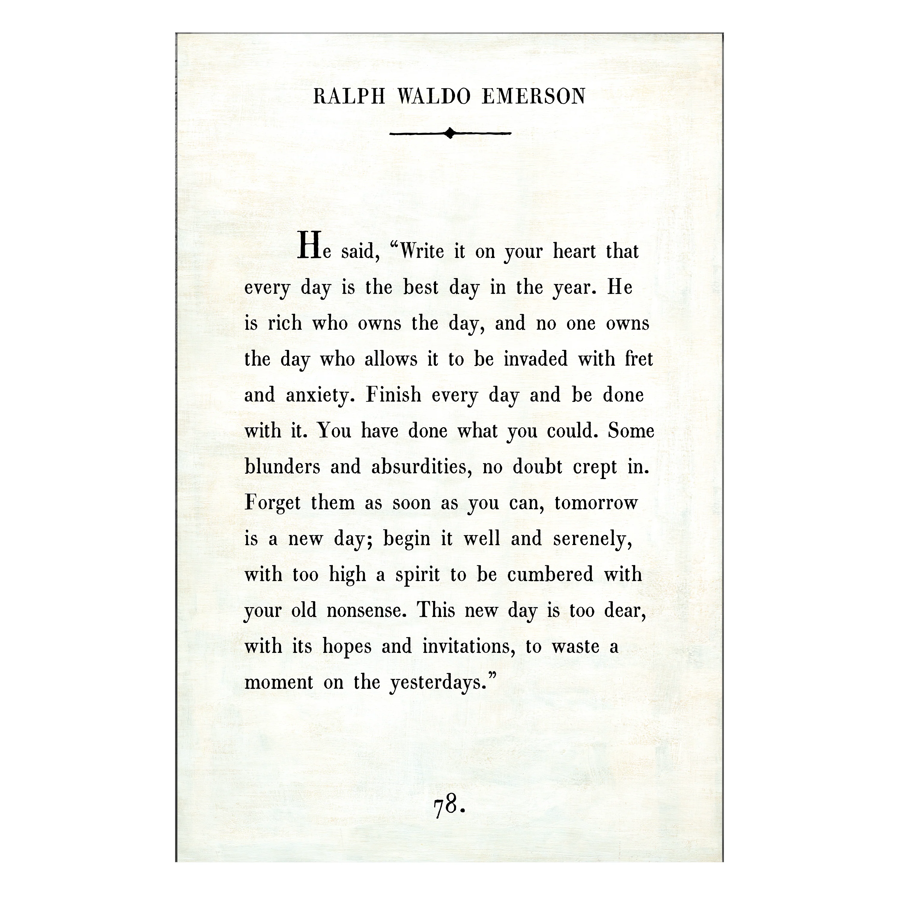 Ralph Waldo Emerson - Book Collection - Art Print - Image 3