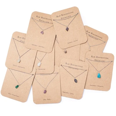 Raw Birthstone Collection - Necklace